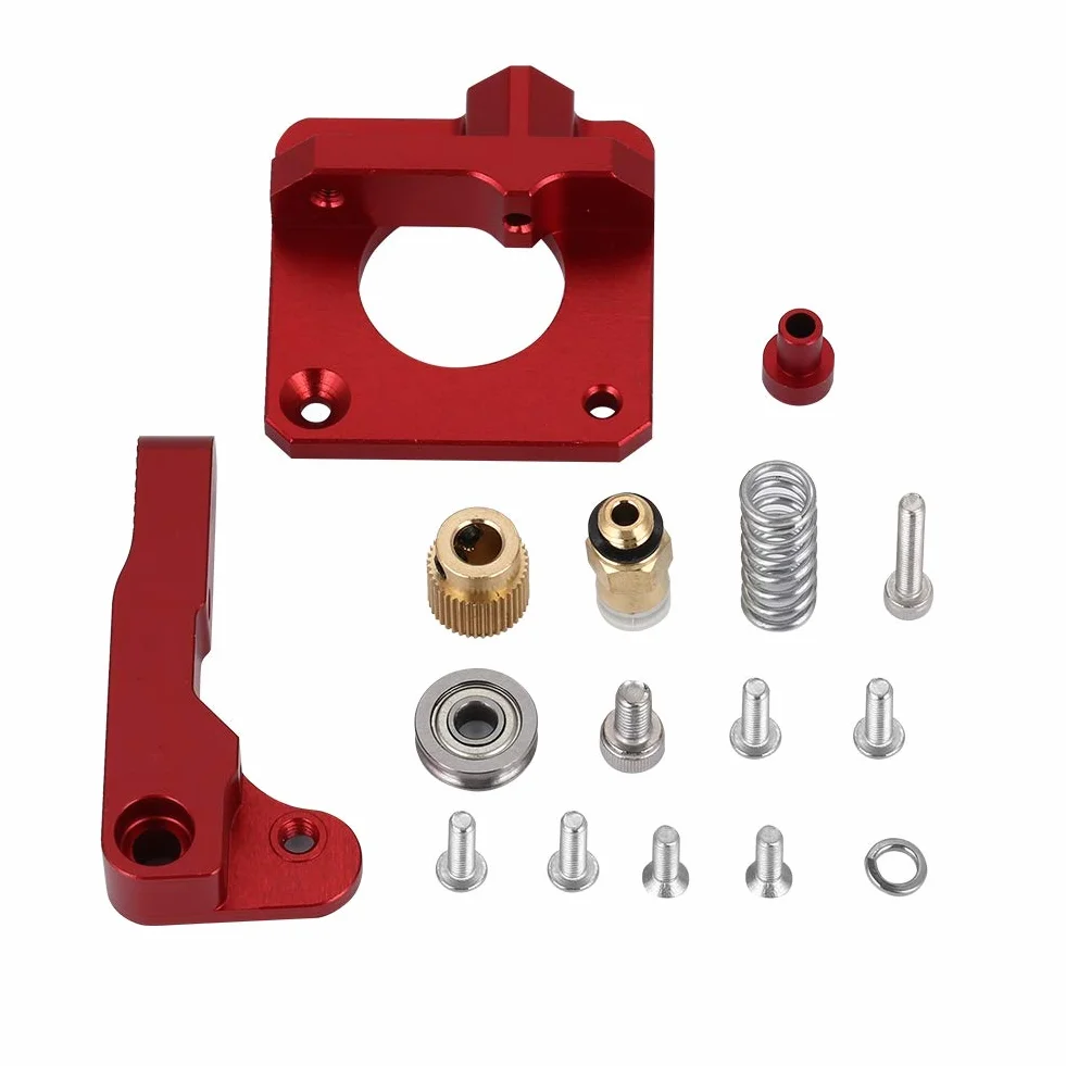 Wytłaczarka do drukarki 3D, wytłaczarka CR-10, ulepszony, całkowicie metalowy napęd podajnika ekstrudera MK-8, aluminiowy 1,75 mm dla Creality Ender 3, CR-10, CR-10S, CR-10 S4, CR-10 S5