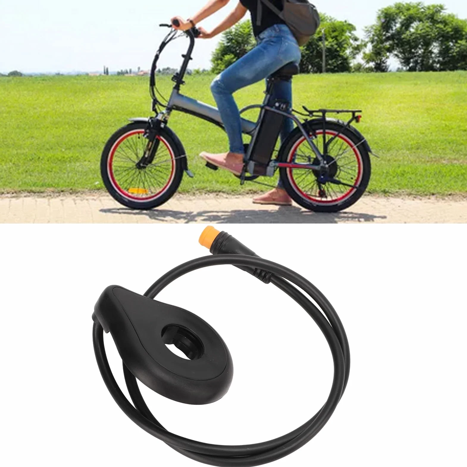 Czujnik Rowerów Elektrycznych, Czujnik Rowerów Elektrycznych Wielofunkcyjny 12 Magnesów Podwójny Czujnik Pedału Roweru Elektrycznego do Roweru Elektrycznego