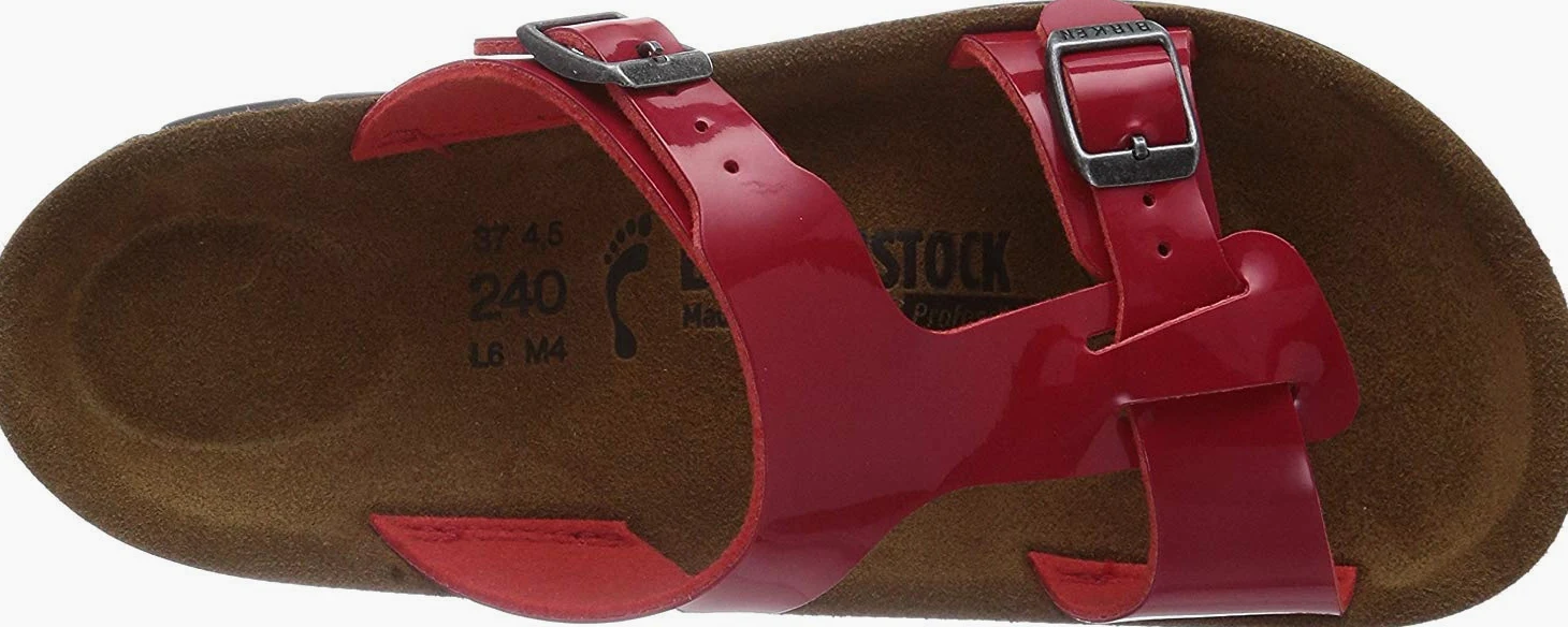 BIRKENSTOCK Classic Saragossa Birko-Flor, damskie sandały z paskiem na kostce, z obcasem klinowym
