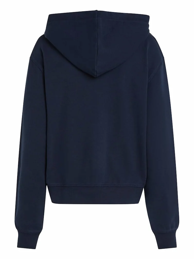 Tommy Hilfiger Bluza z kapturem REG SCRIPT WW0WW44632 Kobiety Reg Script Zip Hoodie Ww0ww44632