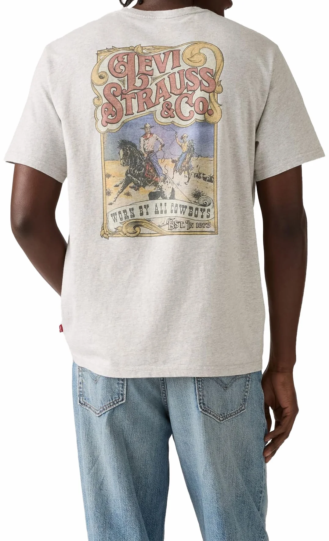 Ss Relaxed Fit Tee Worn by Cowboys Light, Tbd122, S