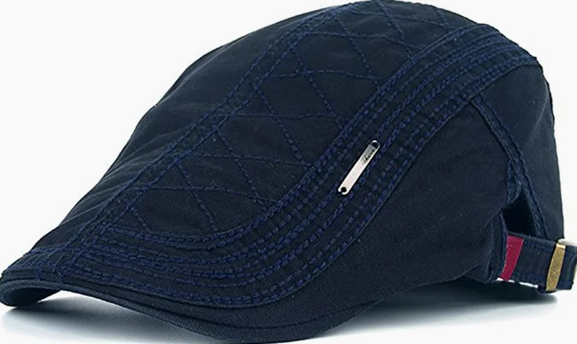 Kuyou Czapka sportowa Newsboy Flat Cap Gatsby z daszkiem