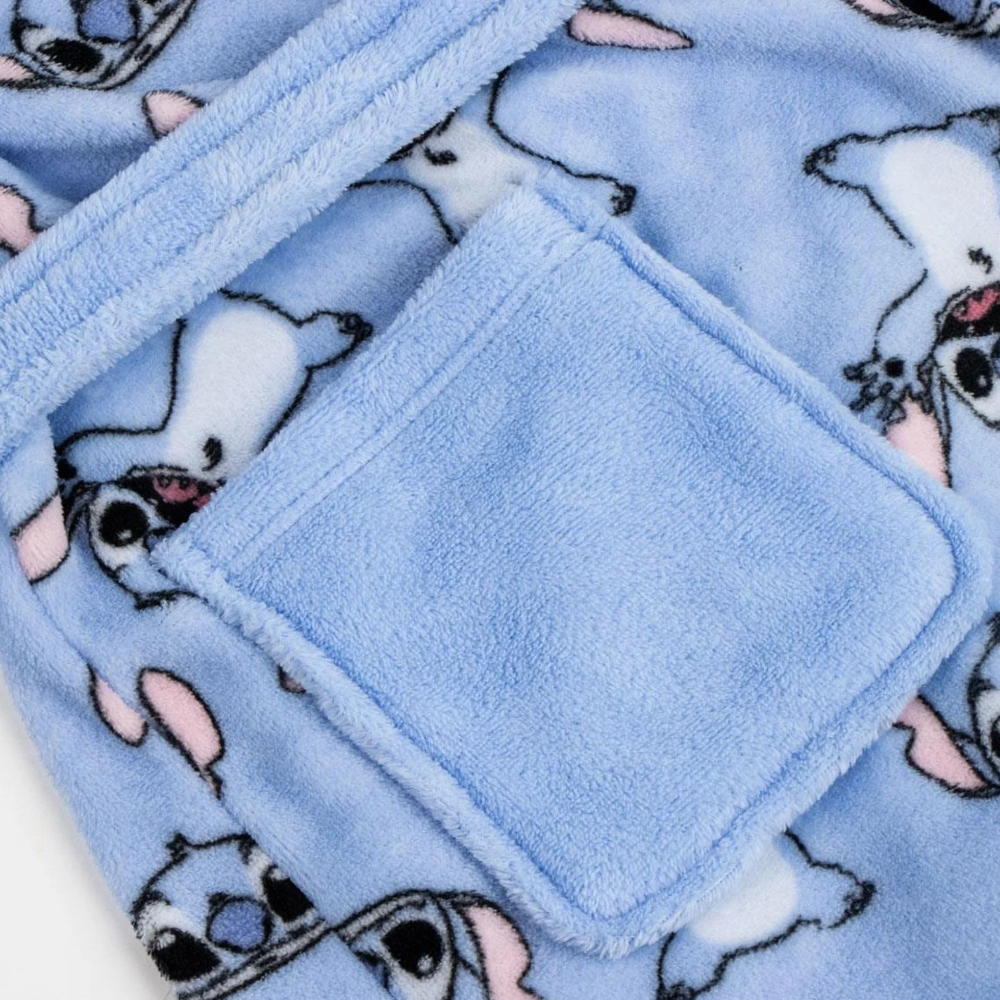 CERDÁ LIFE'S LITTLE MOMENTS Batín Stitch Suave Niños Niñas Capucha Bata Casa Polar 10 lat