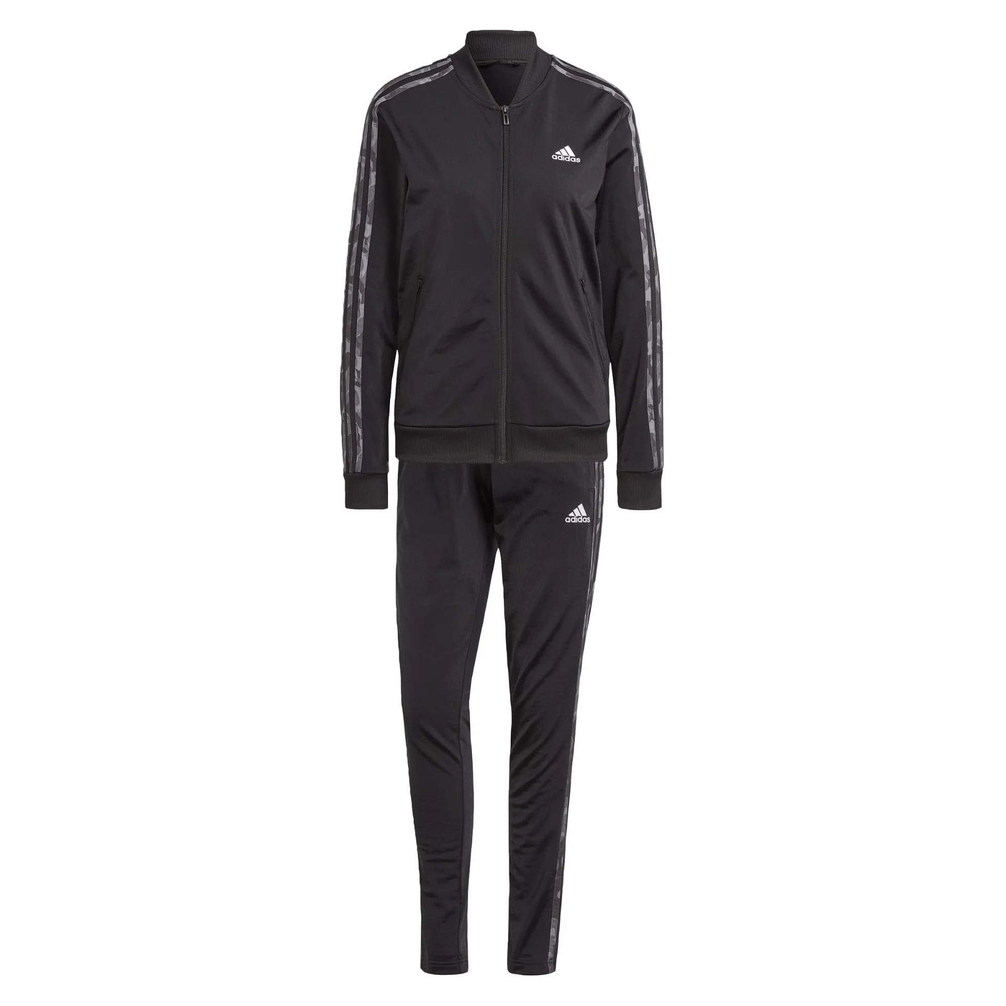 adidas Kobiety Essentials 3-Stripes Track Suit, Black/Multicolor, M