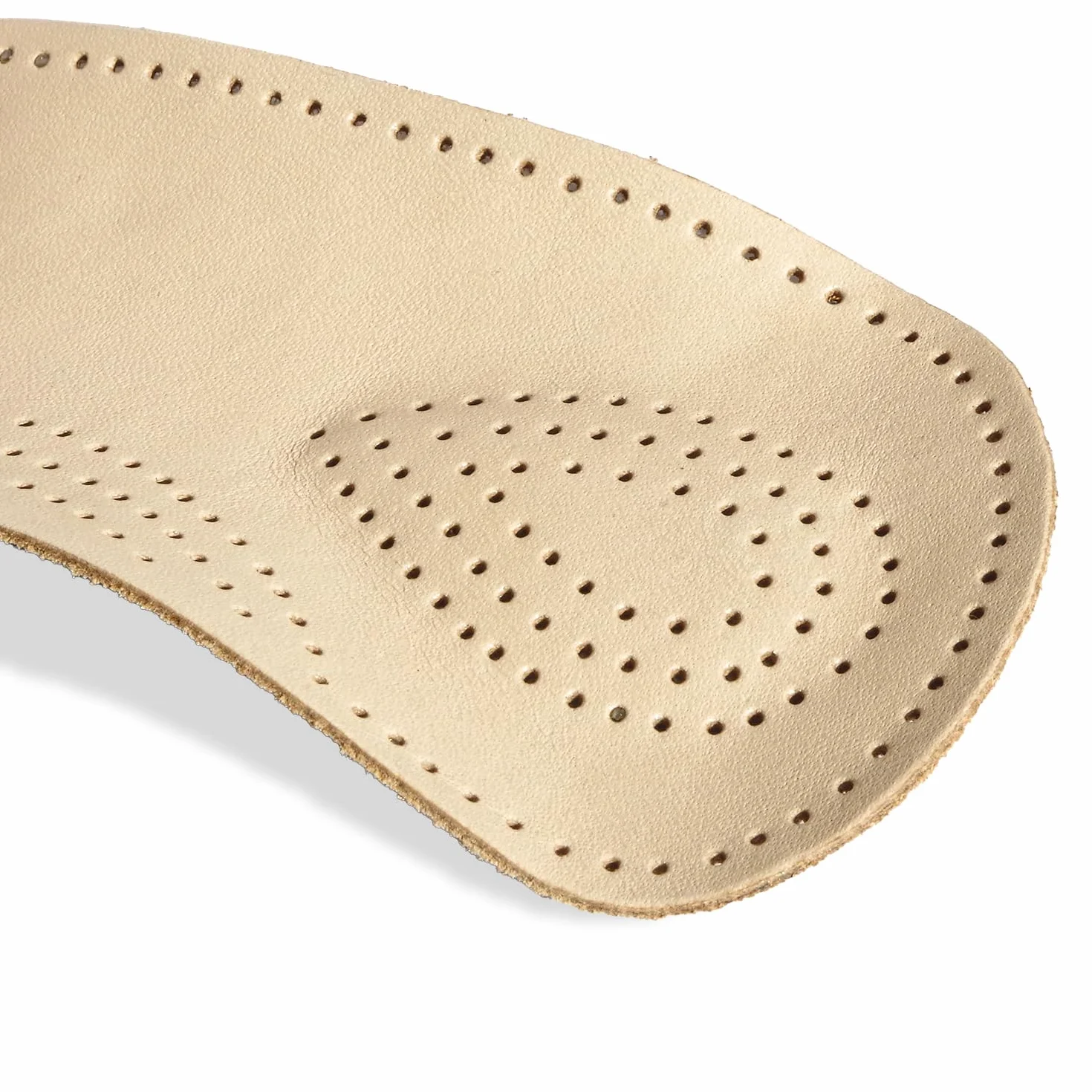 BAMA Premium Leather Footbed ⅔ Wkładki Ortopedyczne Antypoślizgowe Prawdziwa Skóra 1 Para 39