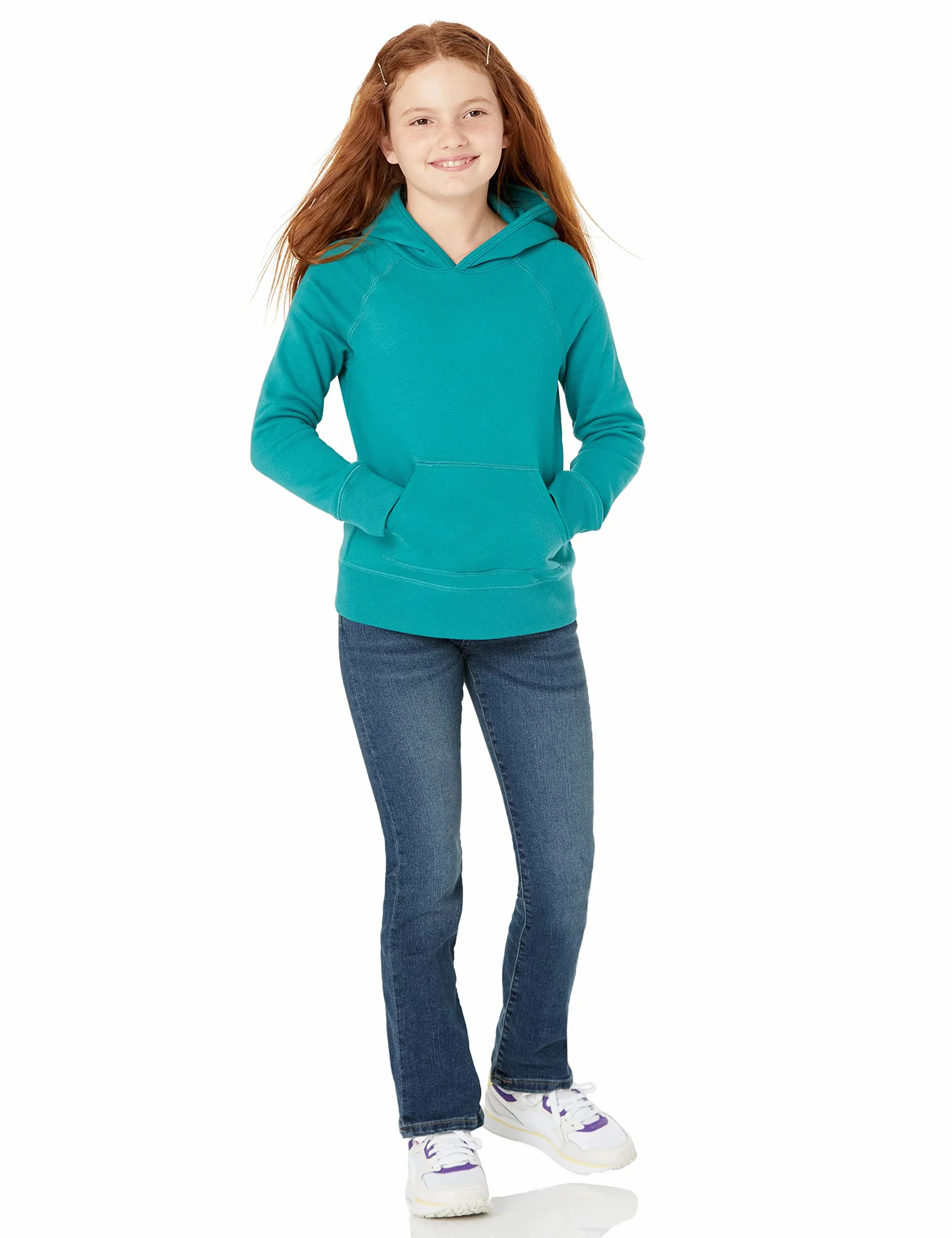 Amazon Essentials Dziewczynki Bluza z kapturem
