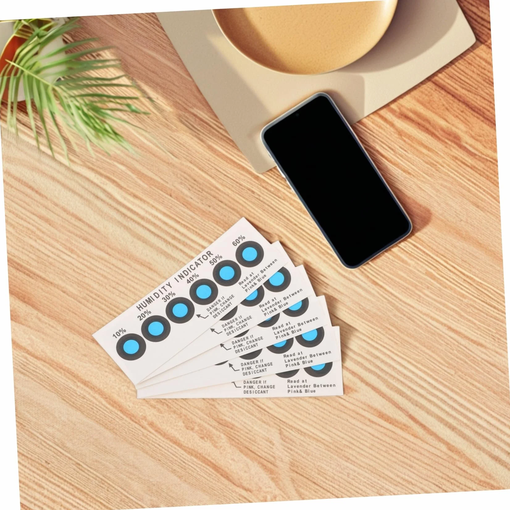 PartyKindom 20Pcs Wskaźnik Wilgotności Karta Wykrywanie Wilgotności Papieru Detekcja Karta Wykrywanie Papieru Karta Kontroli Wilgotności Karta Testowa Karta Testowa