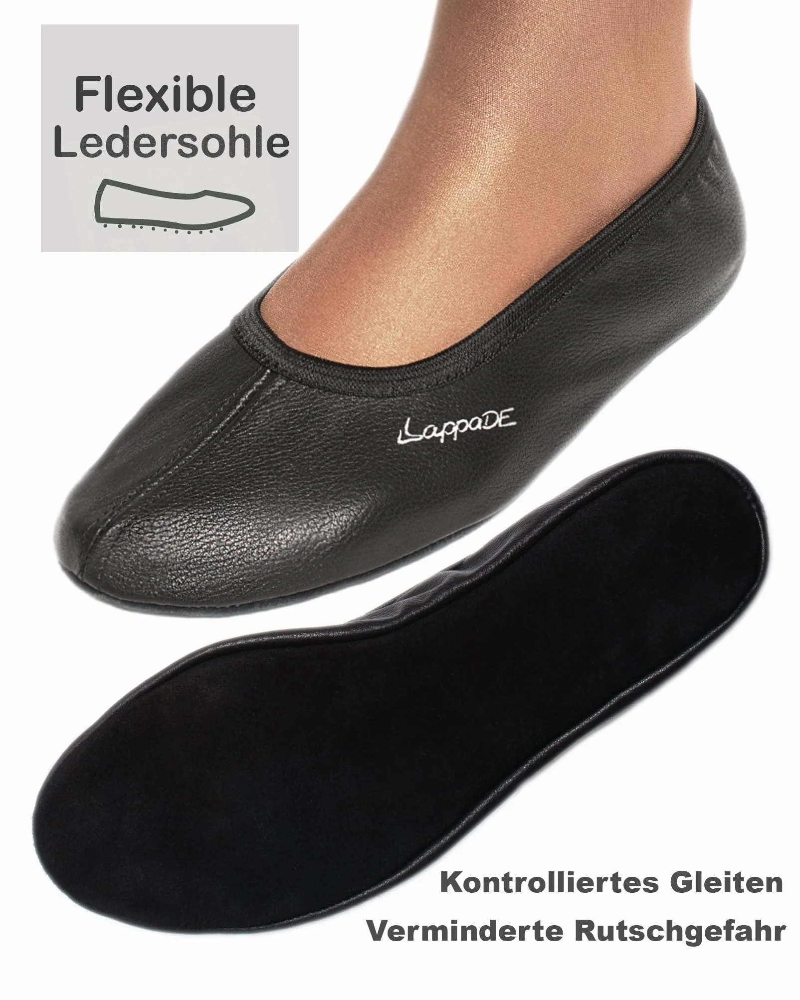 Buty gimnastyczne Lappade skórzana podeszwa rozm. 28-46