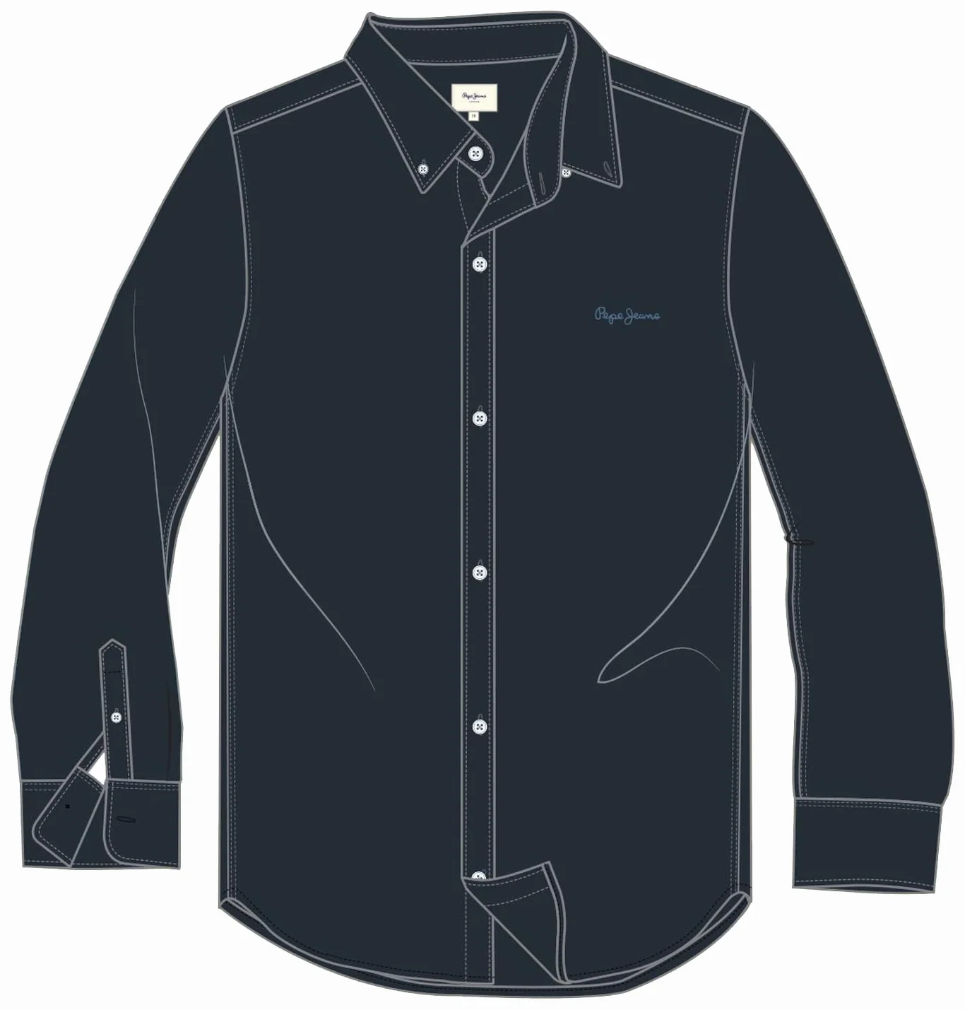 Pepe Jeans Koszulka chłopięca NACE, Niebieski (Dulwich Blue), 6 lat