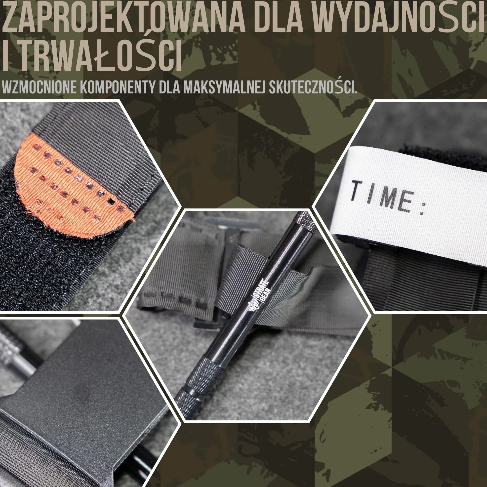 Profesjonalny Zestaw 2x Strate Gear Taktyczny Opaska Uciskowa Tourniquet - Ratownictwo Medyczne, Pierwsza Pomoc, Wojskowy Standard