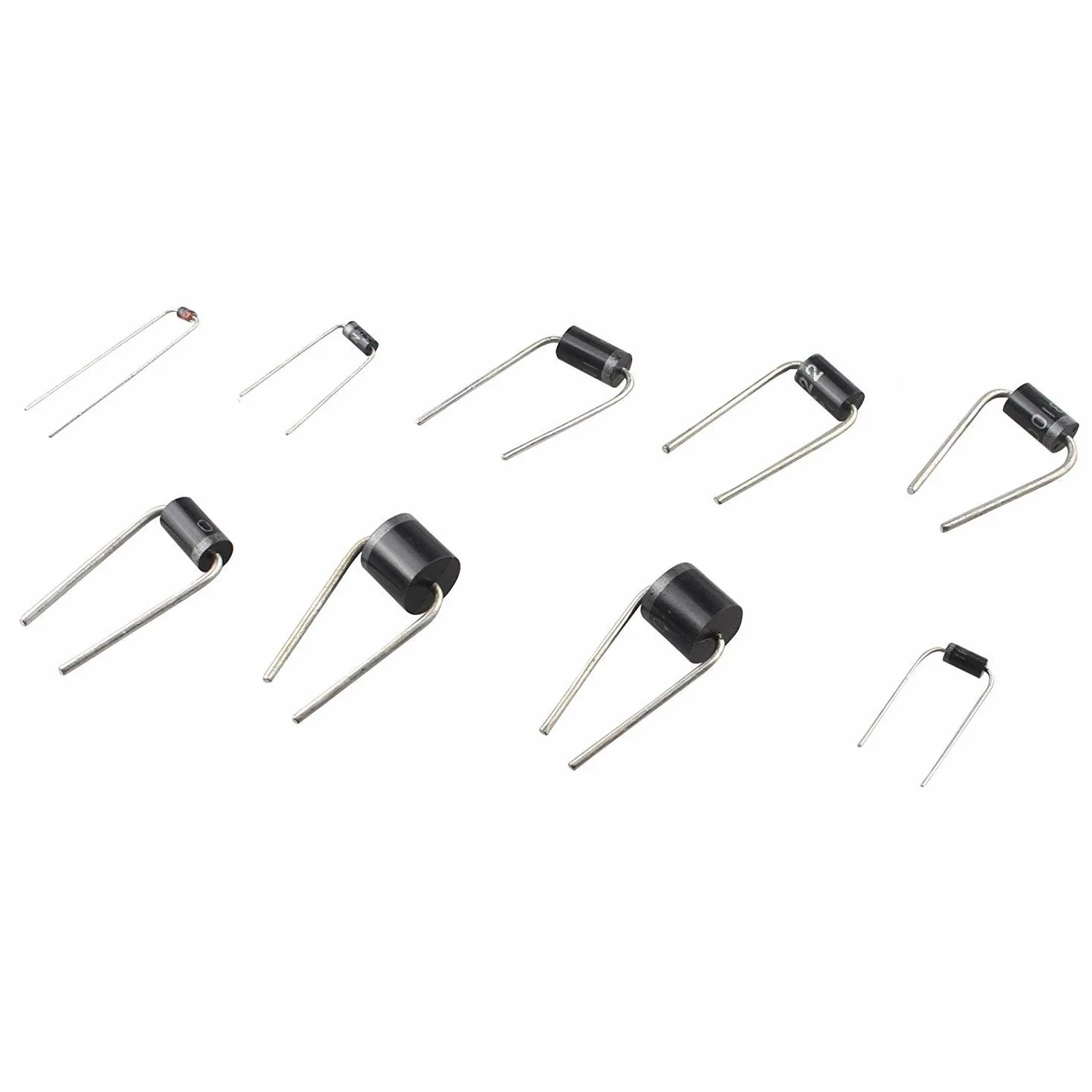 DollaTek Dioden (Gleichrichter) Sortimentskit, 1N4148 1N4007 1N5819 1N5408 1N5822 SR3100 SR5100 HER303 6A10 10A10.
