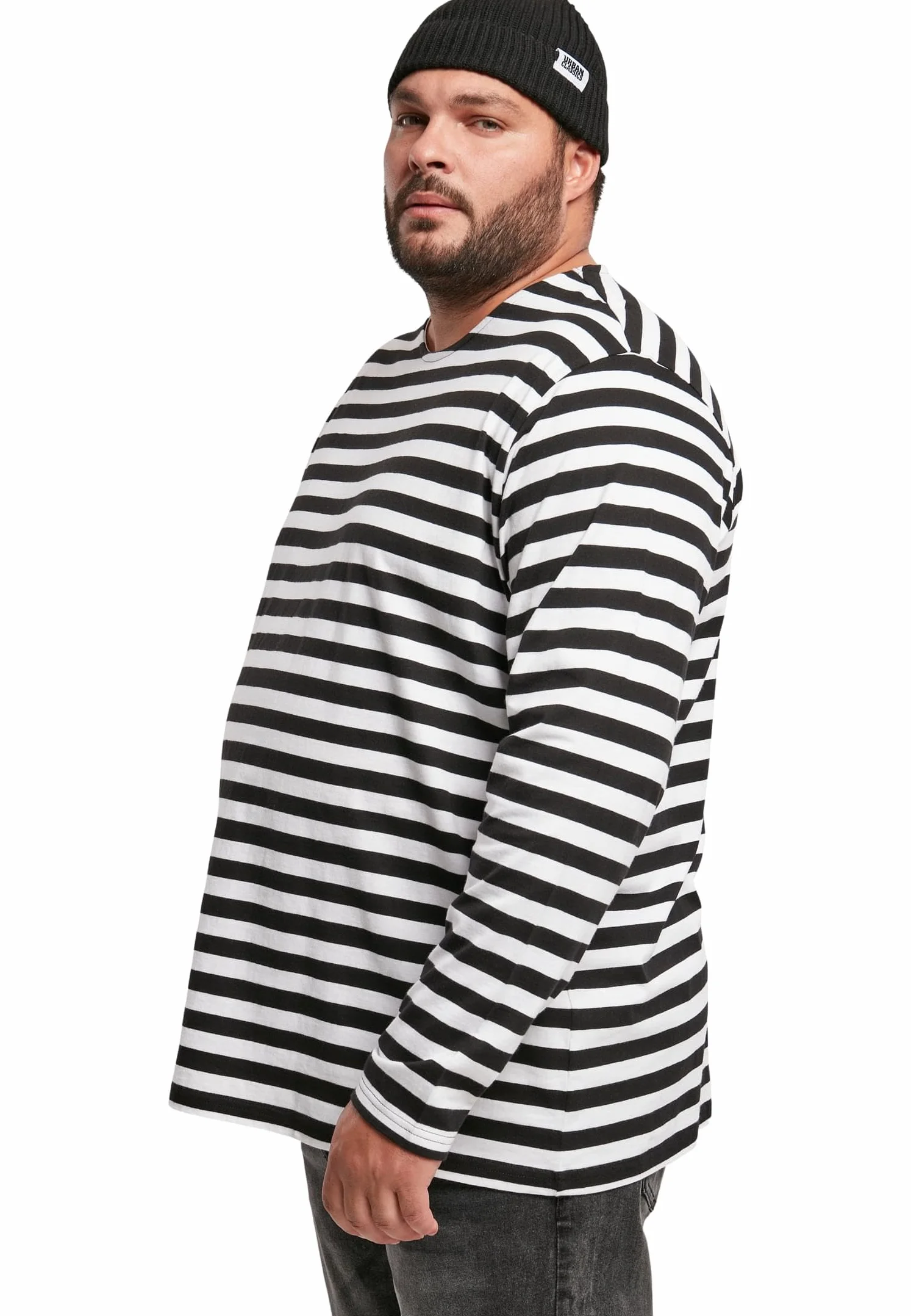 Urban Classics Koszulka Mężczyźni Regular Stripe Ls