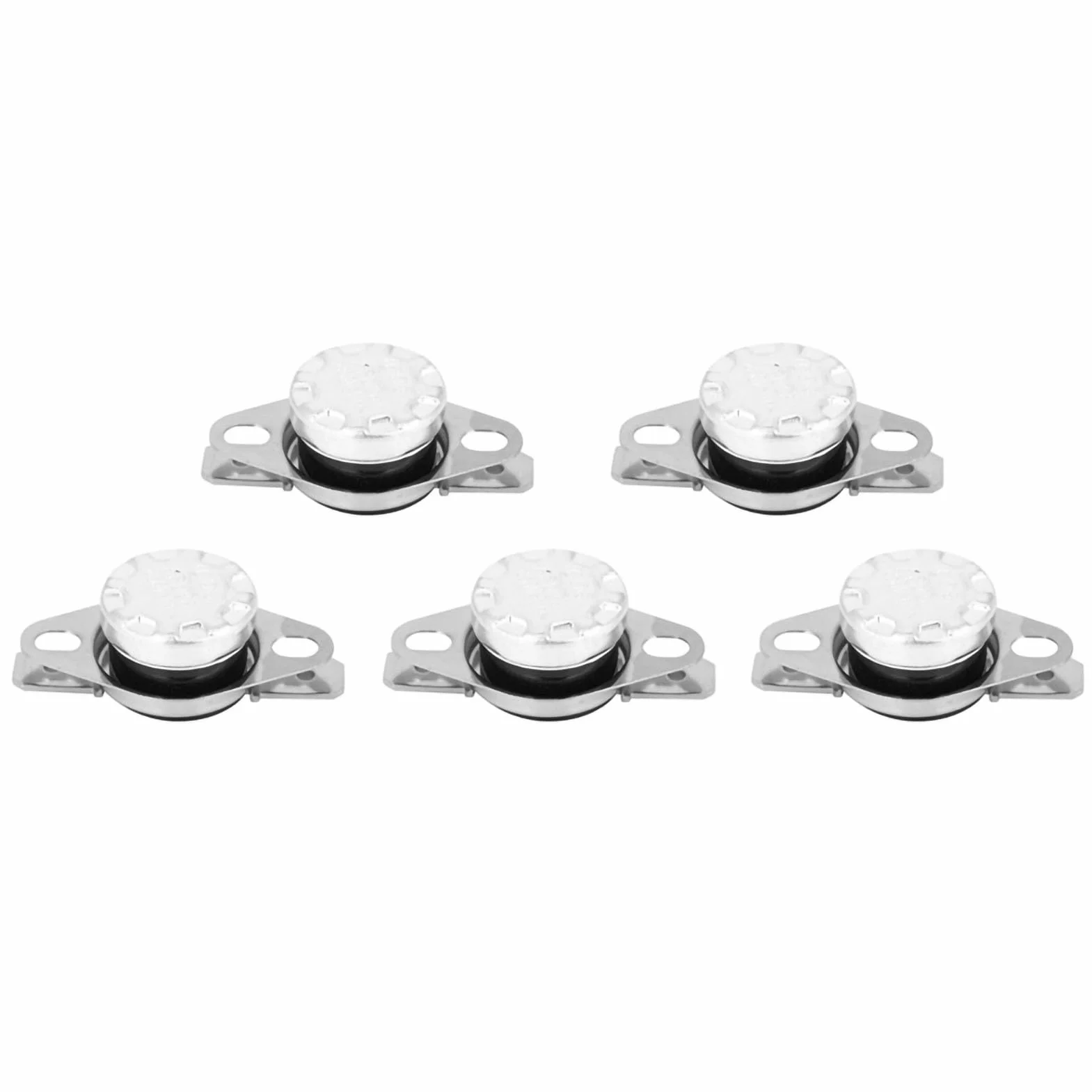 5 Sztuk KSD301 Przełącznik Temperatury Termostat Termiczny 250V 10A 0℃, Czujnik Temperaturowy do Urządzeń Grzewczych, Plastikowy Przełącznik Żelazny