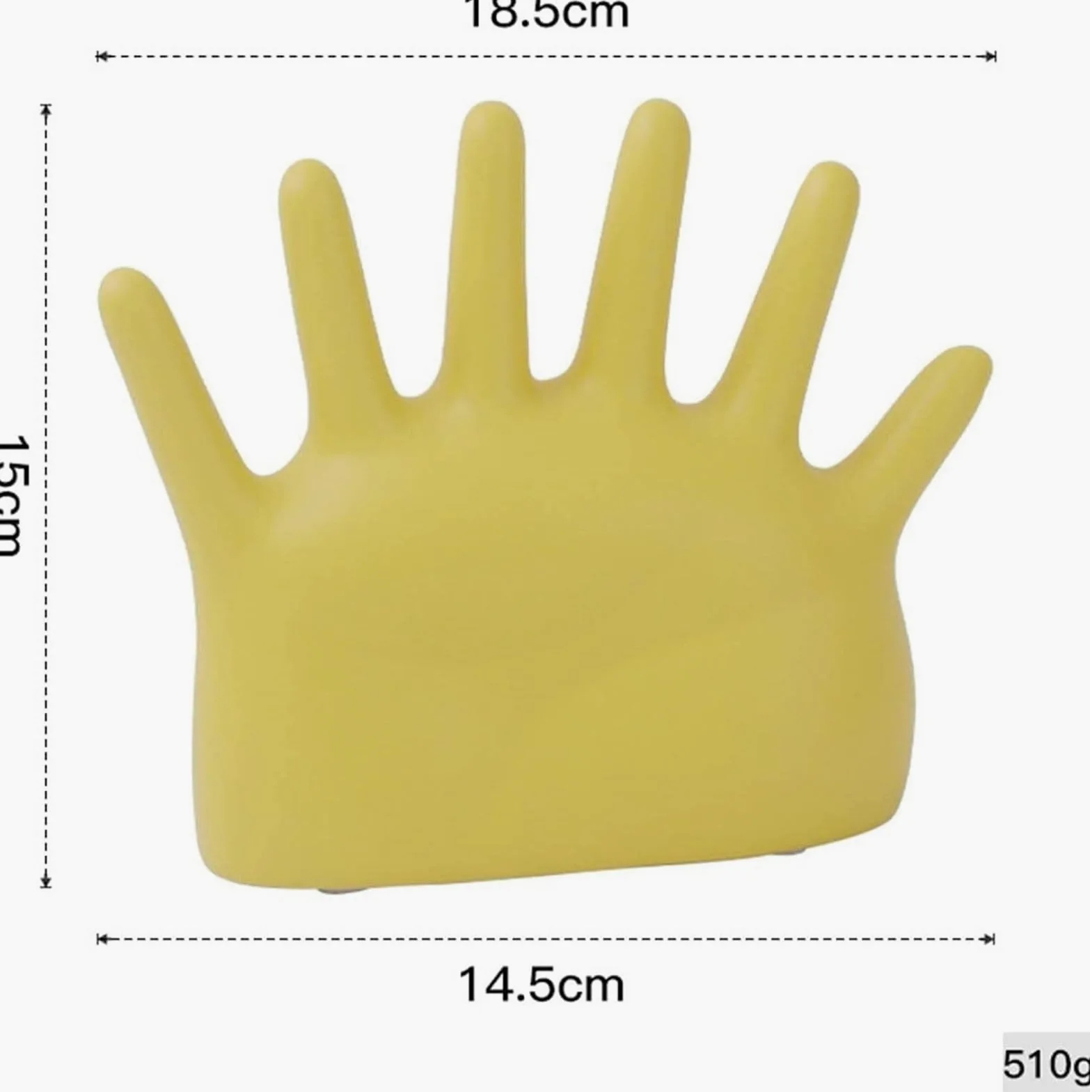 Stojak na Biżuterię do Salonu Stojak Na Biżuterię, Stojak Na Bransoletki, Ceramiczny Ozdobny Stojak Na Pierścienie, Stojak na Biżuterię Lekki(Yellow)