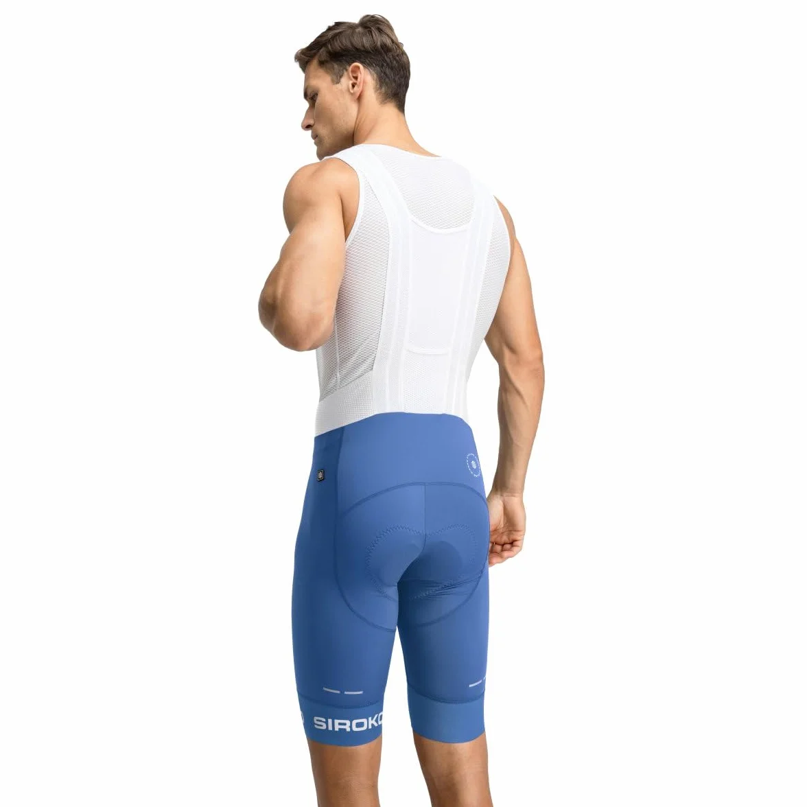 SIROKO - Spodenki Rowerowe Siroko BX Umbrail - XS - Navy blue/Biały