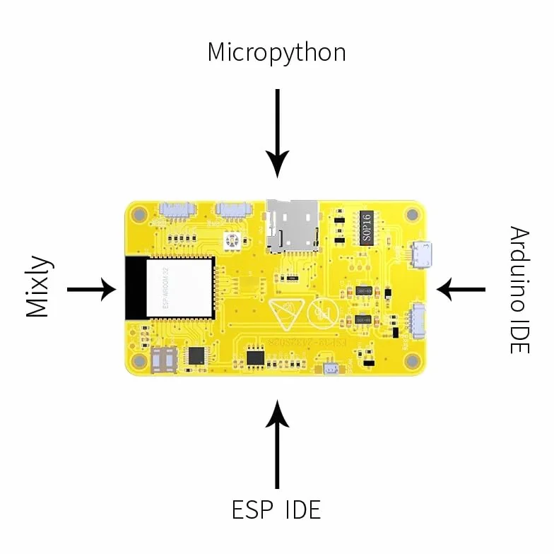 1 szt. Ekran ESP32 2,8 cala 240 * 320 TFT Ekran dotykowy LCD WiFi BT dla Arduino LVGL