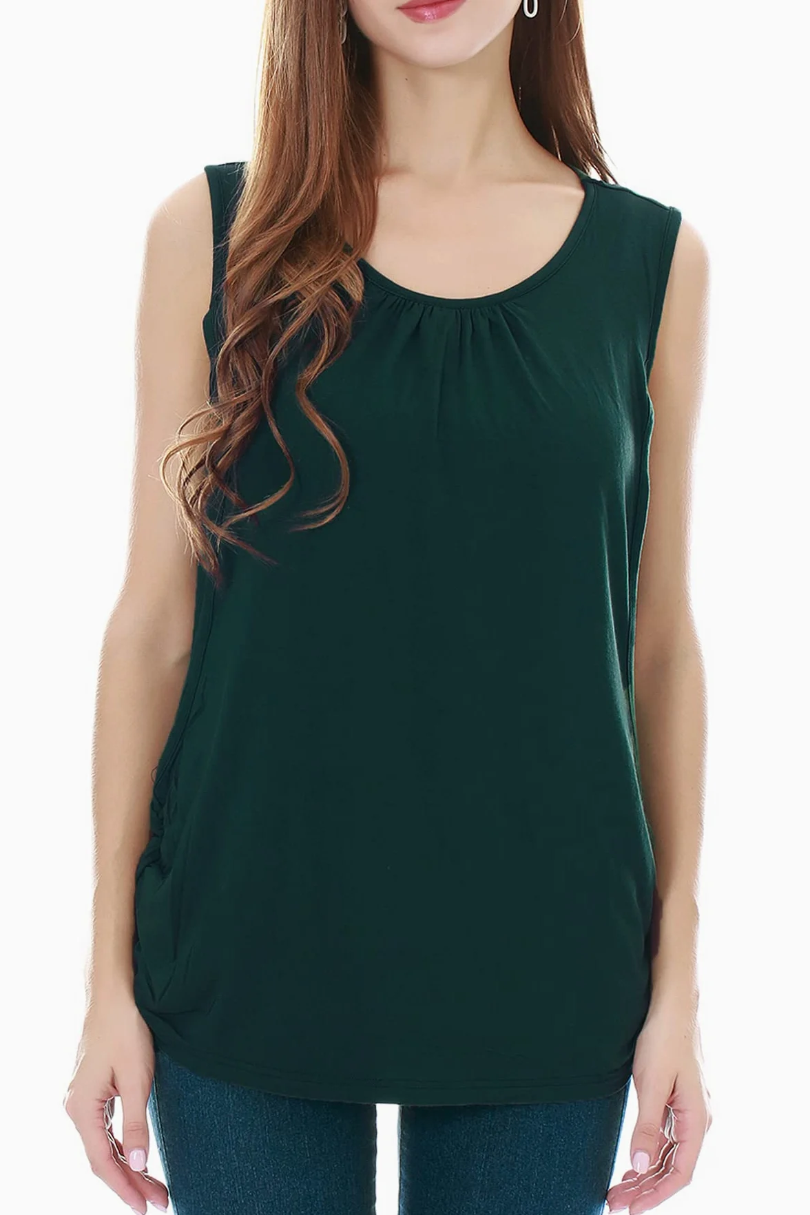 Smallshow 3er Pack Umstands-Still-Tanktops Ärmellos Stillen Tops Damen Stilloberteile