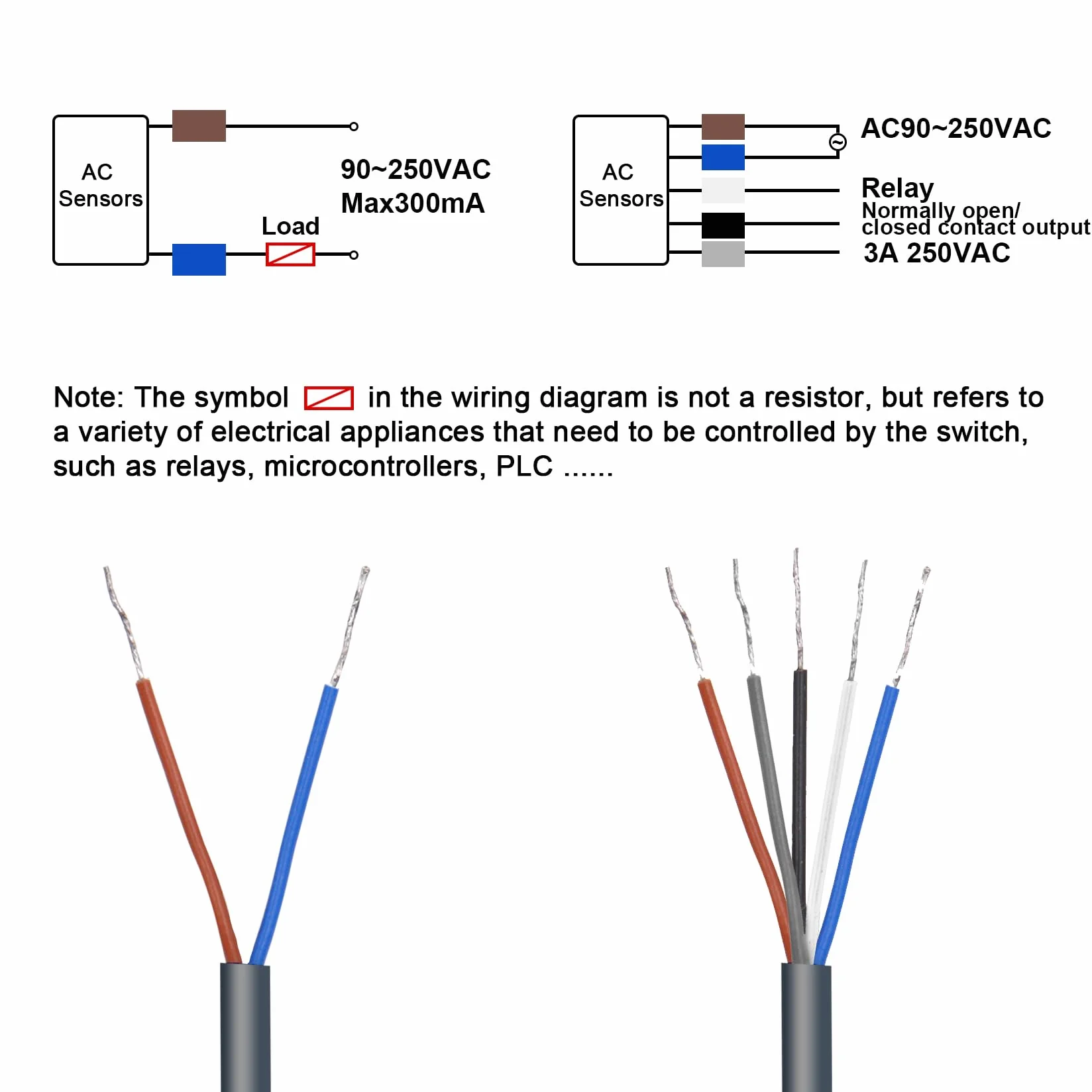 Heschen przełącznik fotoelektryczny E3JK-5DM1-5L AC 90-250 V typ bijekcji odległość wykrywania 5 m