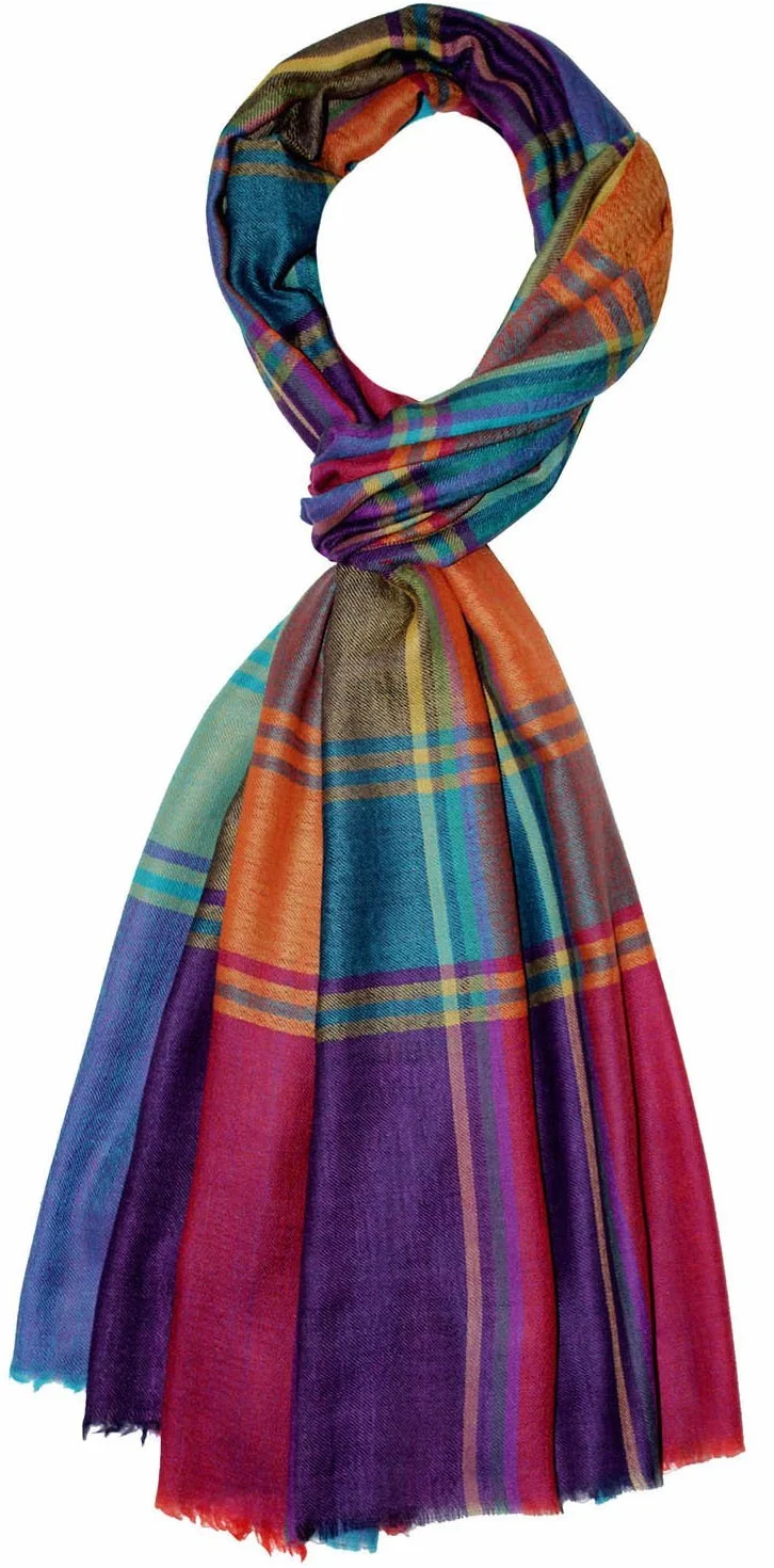 Lorenzo Cana Pashmina damski szal 100% kaszmirowy kaszmir pashmina