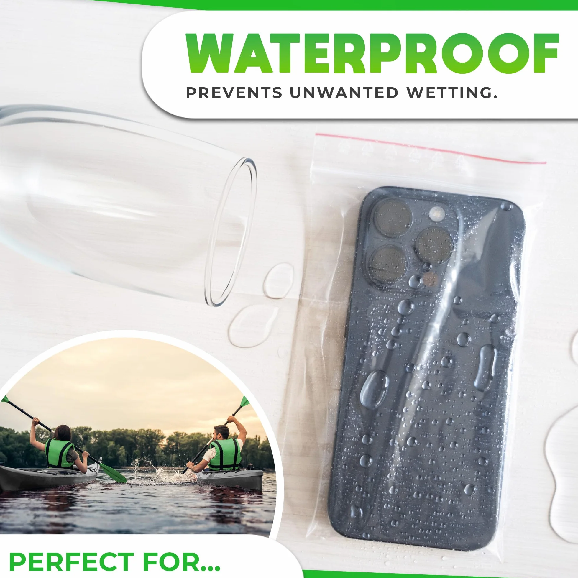 Woreczki Strunowe 80x120mm - Plastikowe Transparentne Opakowanie - Zamykana Przezroczysta Torebka Na Materiały - Wodoszczelne Zamknięcie - 100 sztuk