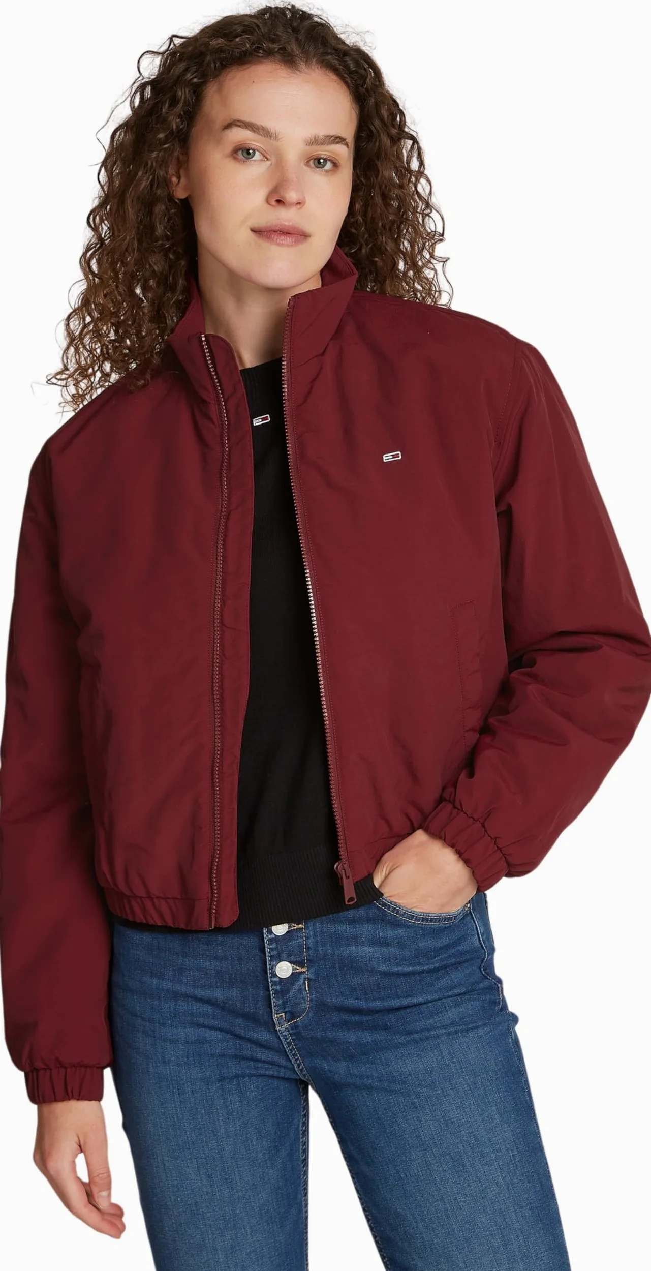 Tommy Jeans Kurtka bomberka Kobiety Tjw Essential Wyściełana Kurtka Dw0dw19688