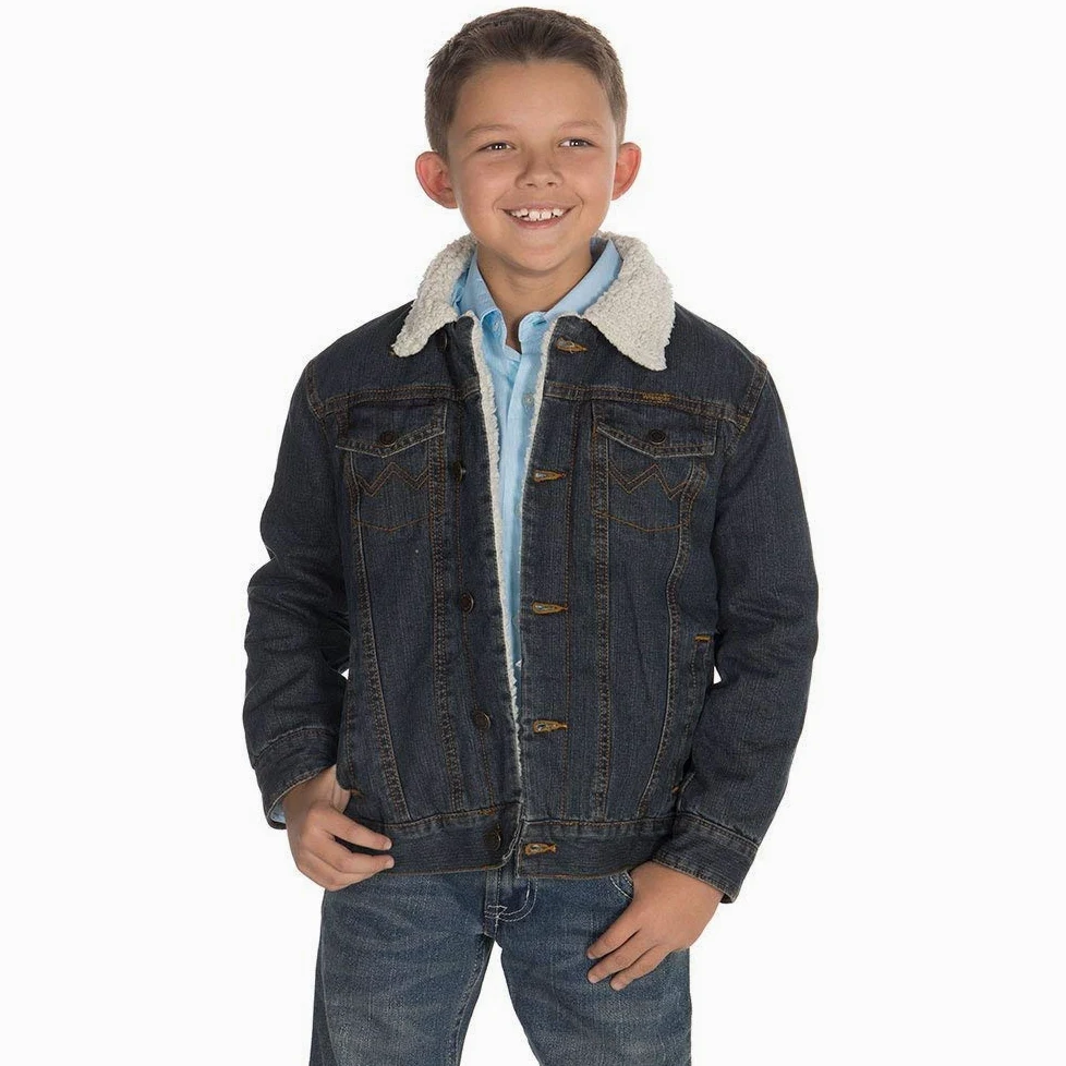 Wrangler Kurtka dżinsowa Chłopcy Lined Denim Jacket