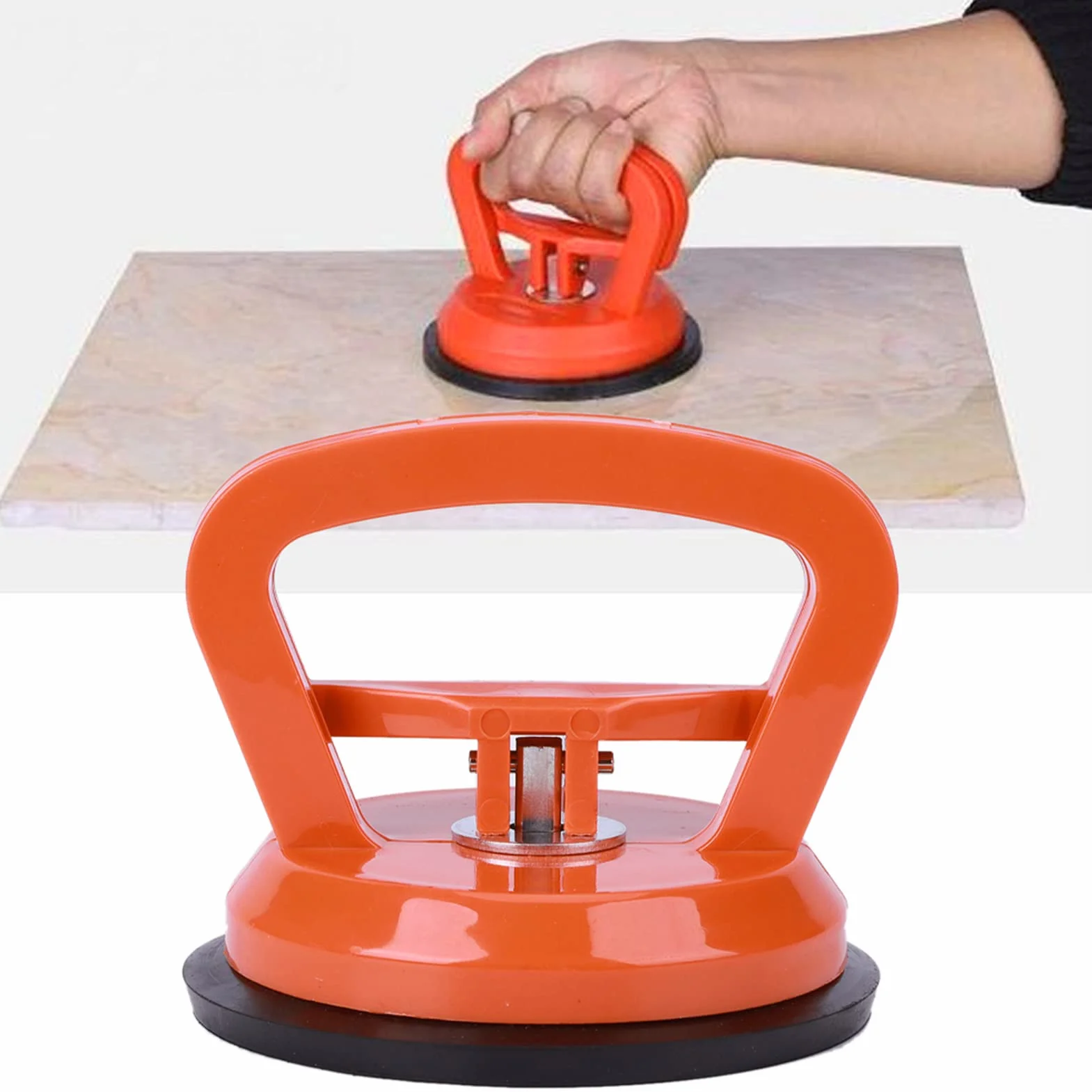 Próżnia mocna kubek ssący szklany podnośnik do podłogowych płytek ceramicznych 50 kg pomarańczy