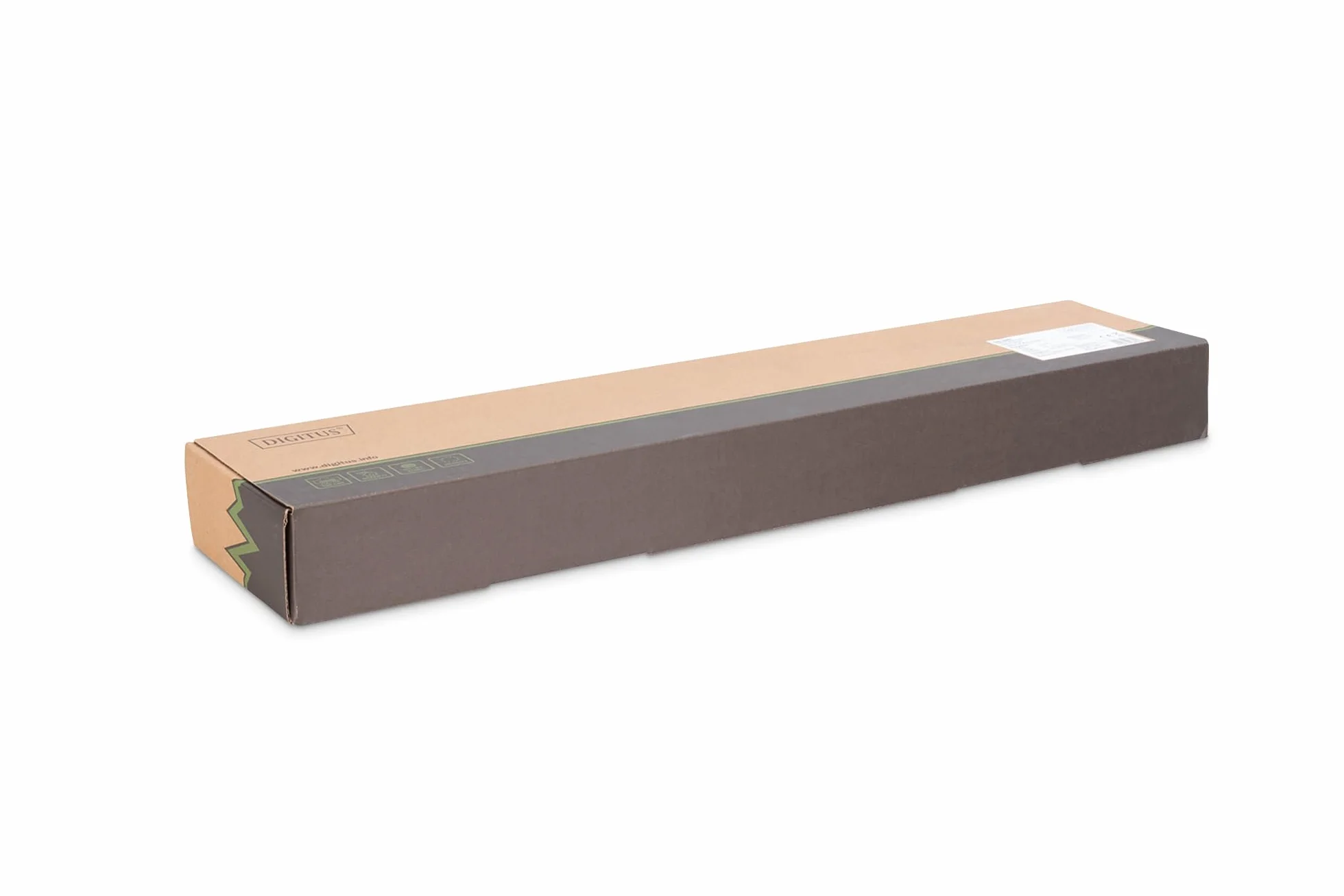 DIGITUS Patchpanel - 19 cali - Cat-6-24 porty RJ45 - ekranowany - pole patchowe LSA - montaż w szafie 1HE - szary