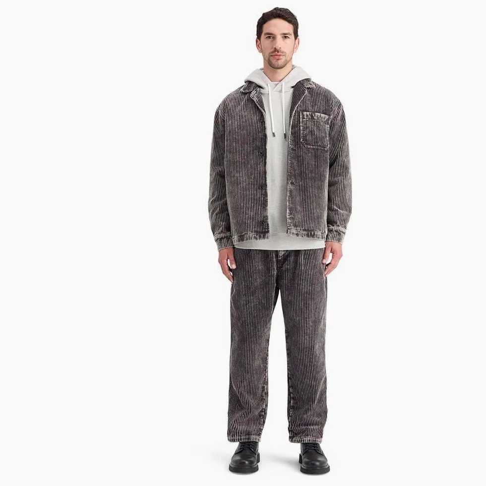 Scotch & Soda Essential odznaka Logo Hooded Bluza z kapturem Męska bluza z kapturem, Szary melanż 050, L