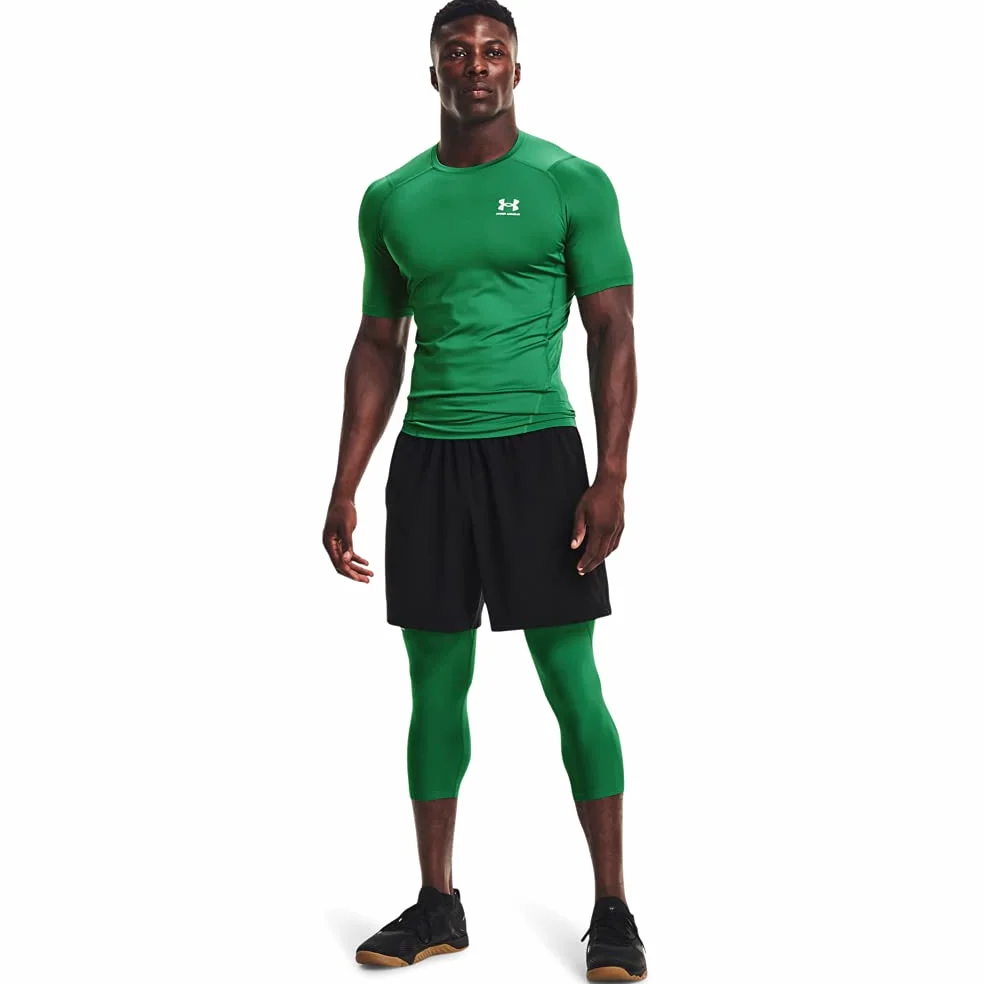 Under Armour Ua Hg Armour Comp Ss Koszulka z krótkim rękawem, męska kompresyjna koszulka męska (zestaw 1 sztuka), M