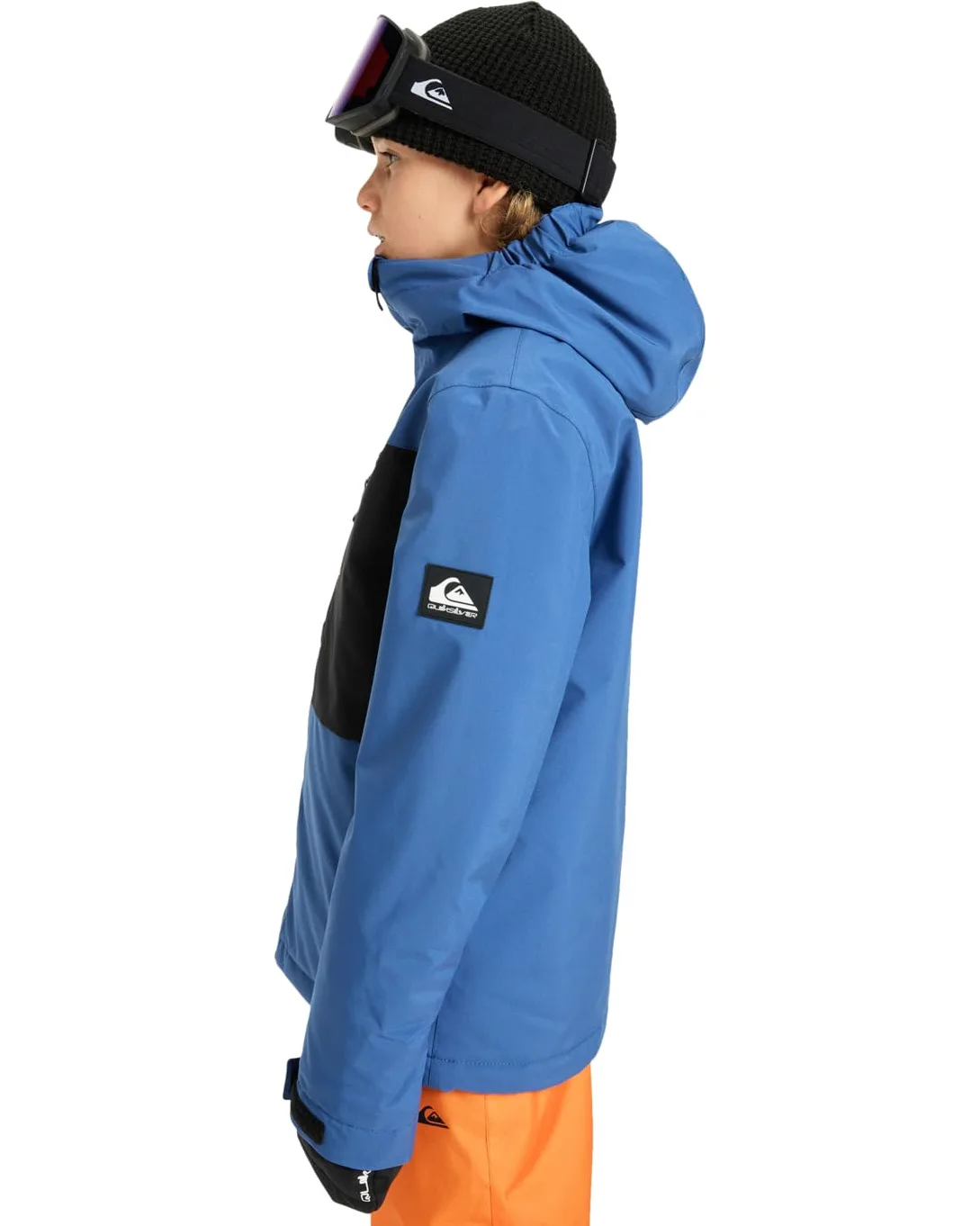 Quiksilver Kurtka śnieżna Side HIT solidna kurtka chłopięca niebieska 4-5Y