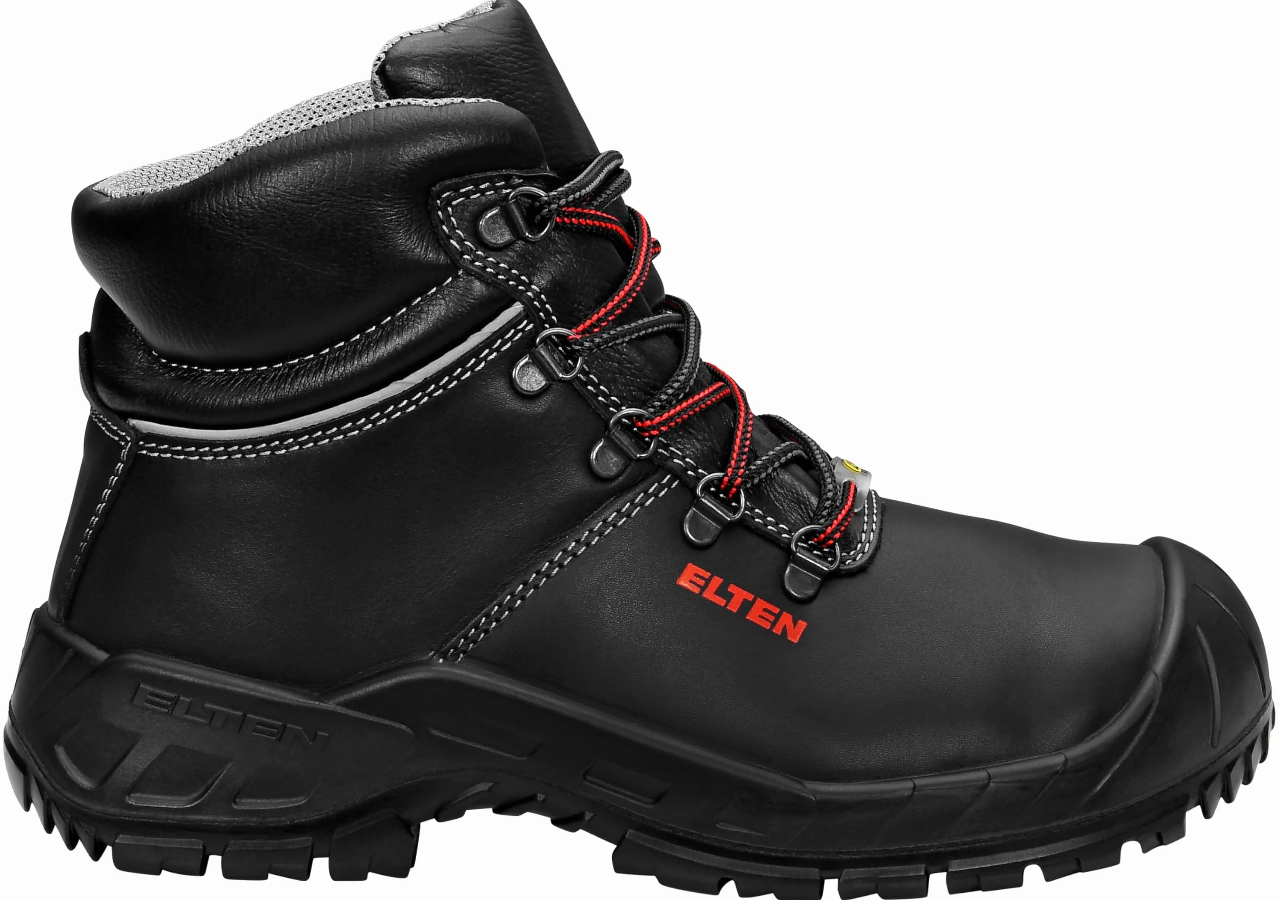 ELTEN Elten Obuwie ochronne Renzo Xxw Mid Esd S3, męskie, lekkie, czarne, stalowe noski - Buty ochronne "Renzo XXW Mid" ESD S3 rozmiar 36 Mężczyźni