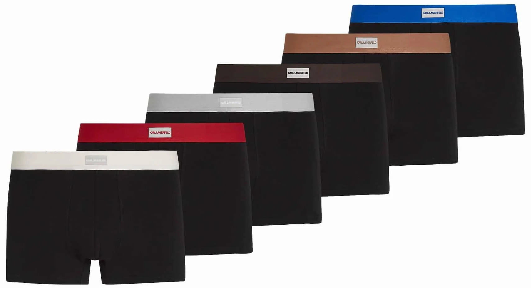 KARL LAGERFELD B.V Trunks Mężczyźni Karl Lagerfeld, Men's, Logo Patch Elastic Trunk (7 Pack)