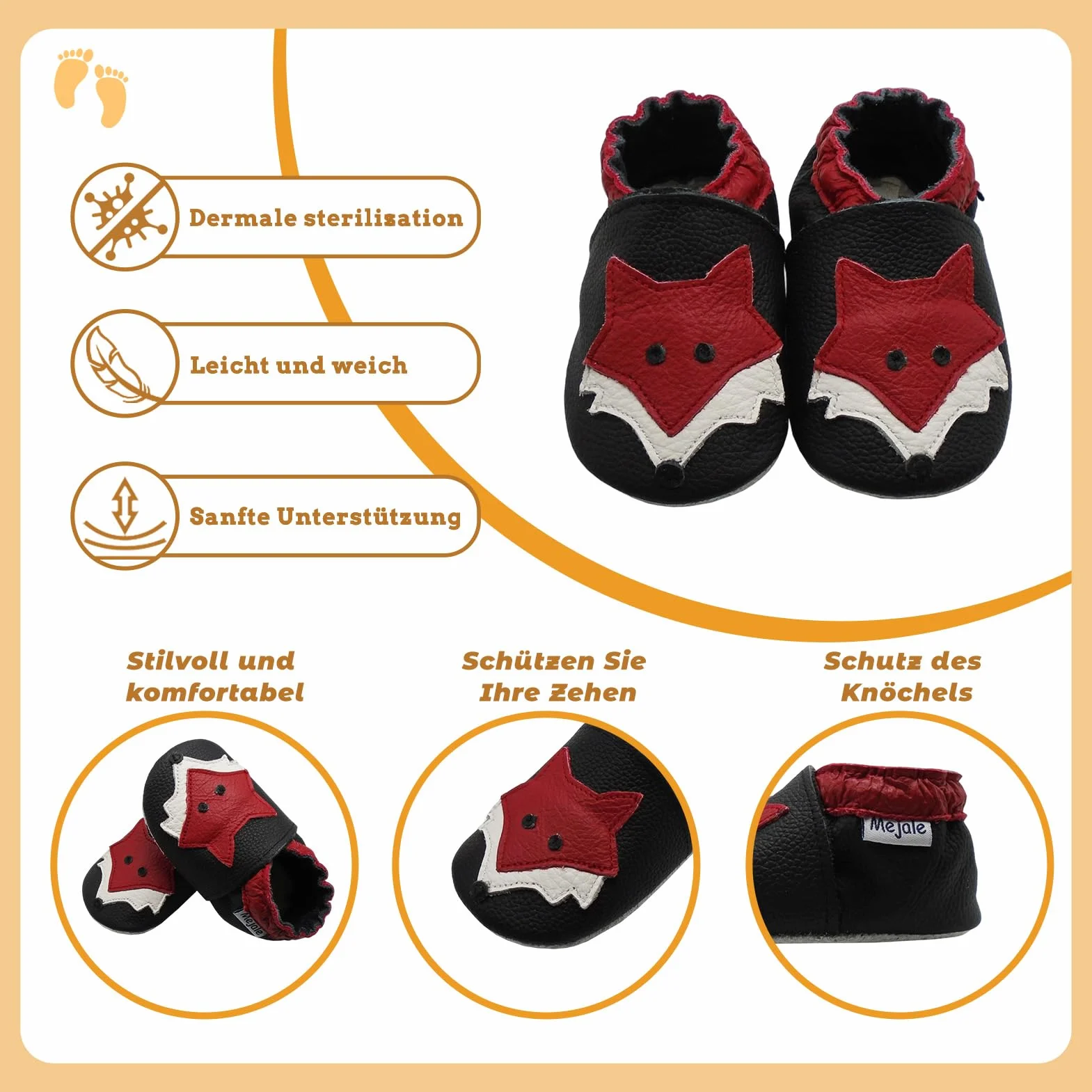 Mejale Uniseks Baby Shoes Buty do pierwszych kroków