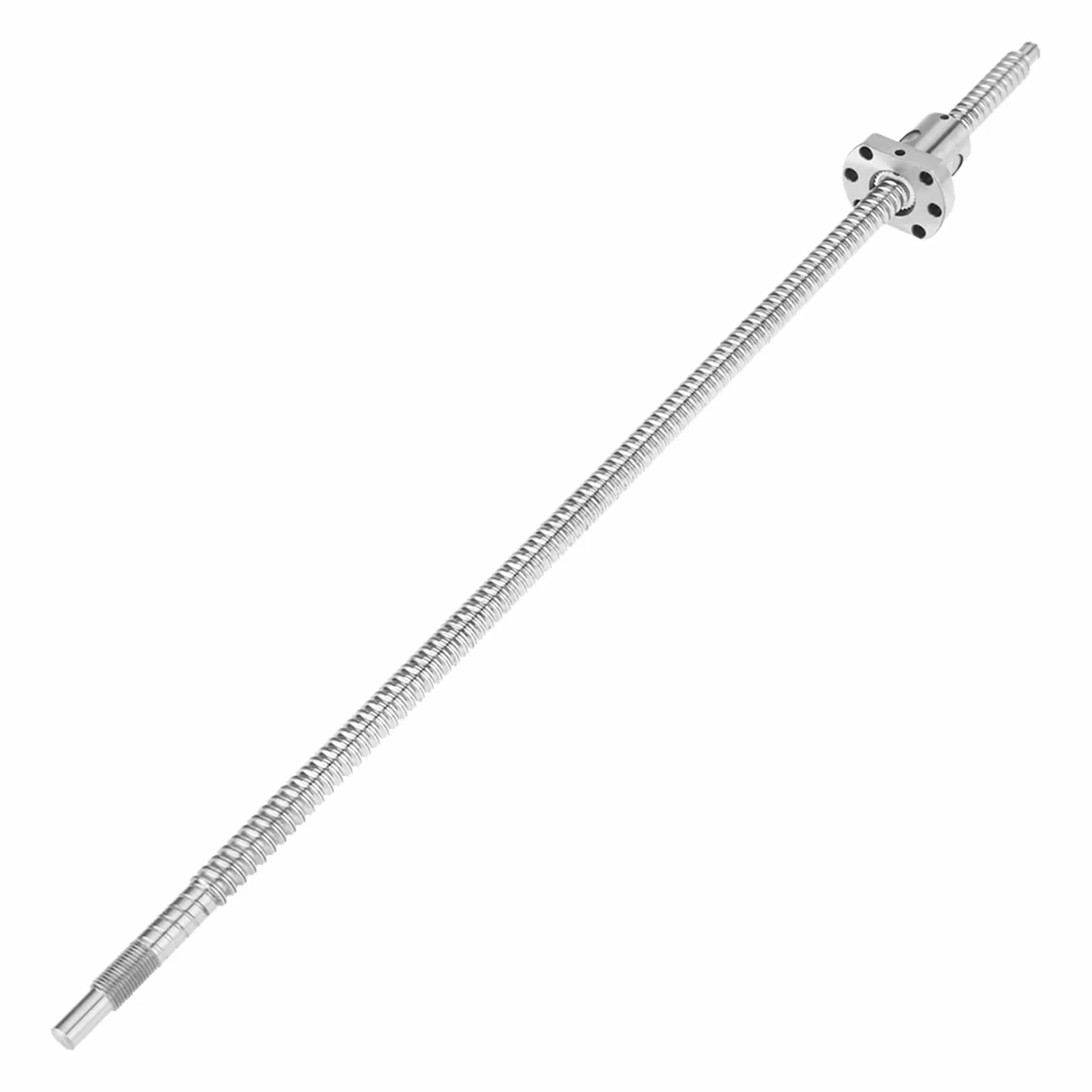 Kugelumlaufspindel SFU1204 500mm Rolled Ballscrew Leitspindelmutter Anti-Backlash ohne seitliche Abstützungen