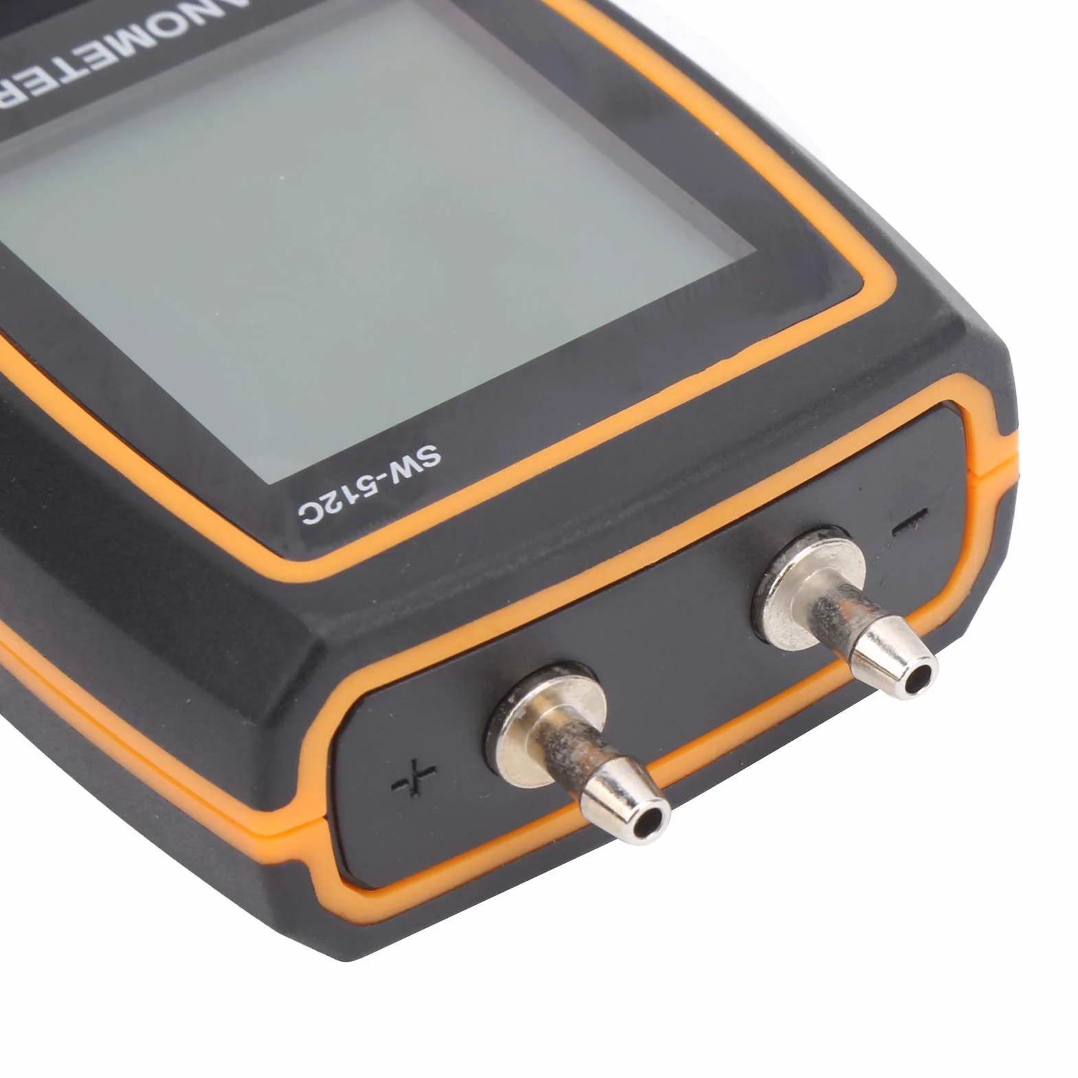 SW-512C Manometry różnicowe Manometry z wyświetlaczem cyfrowym Wysoka dokładność Tester ciśnienia gazu HVAC Ręczne barometry powietrza z szybkozłączem Torba na wąż
