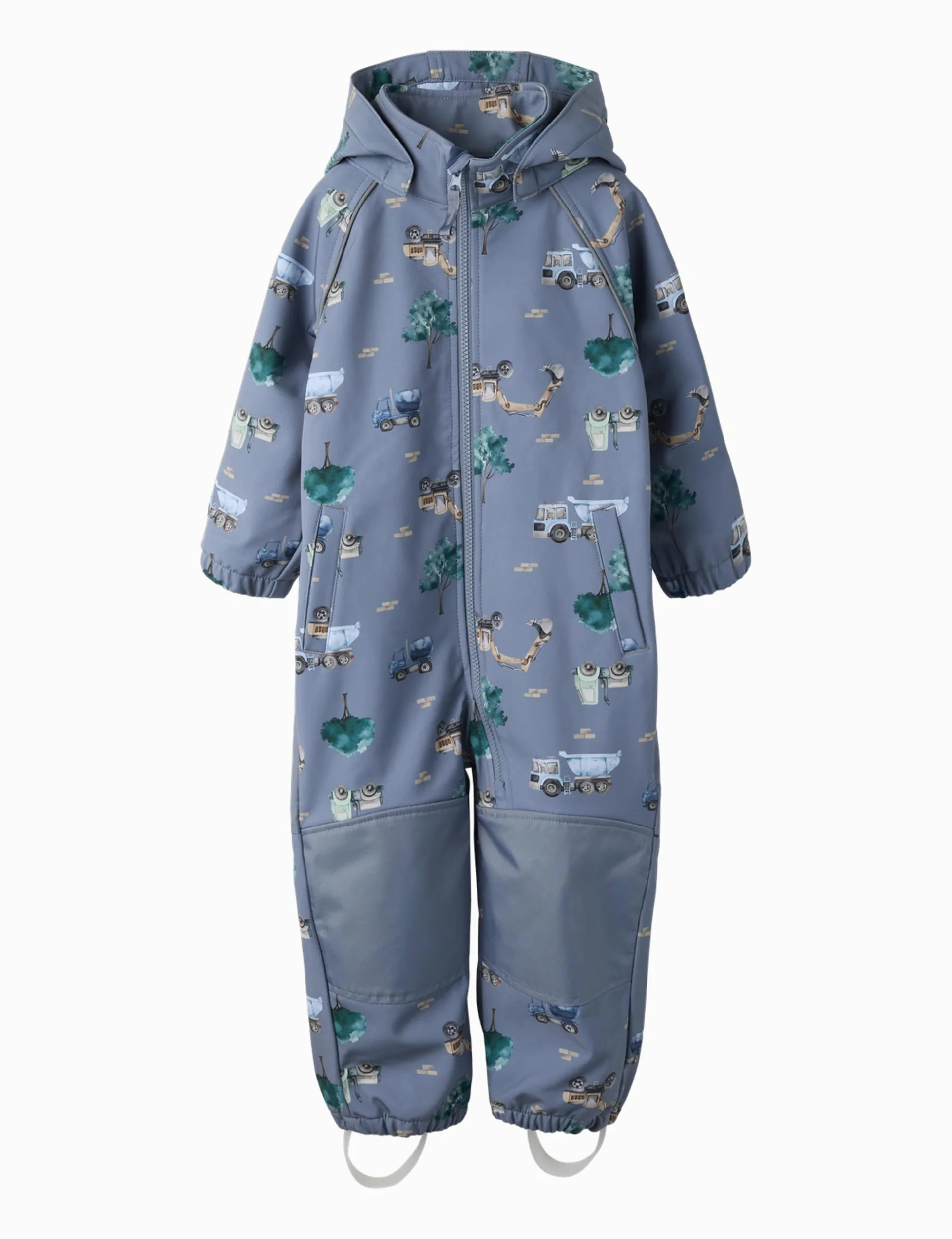 Nmmalfa08 Softshell Suit AOP 1Fo Noos, flint stone, 104