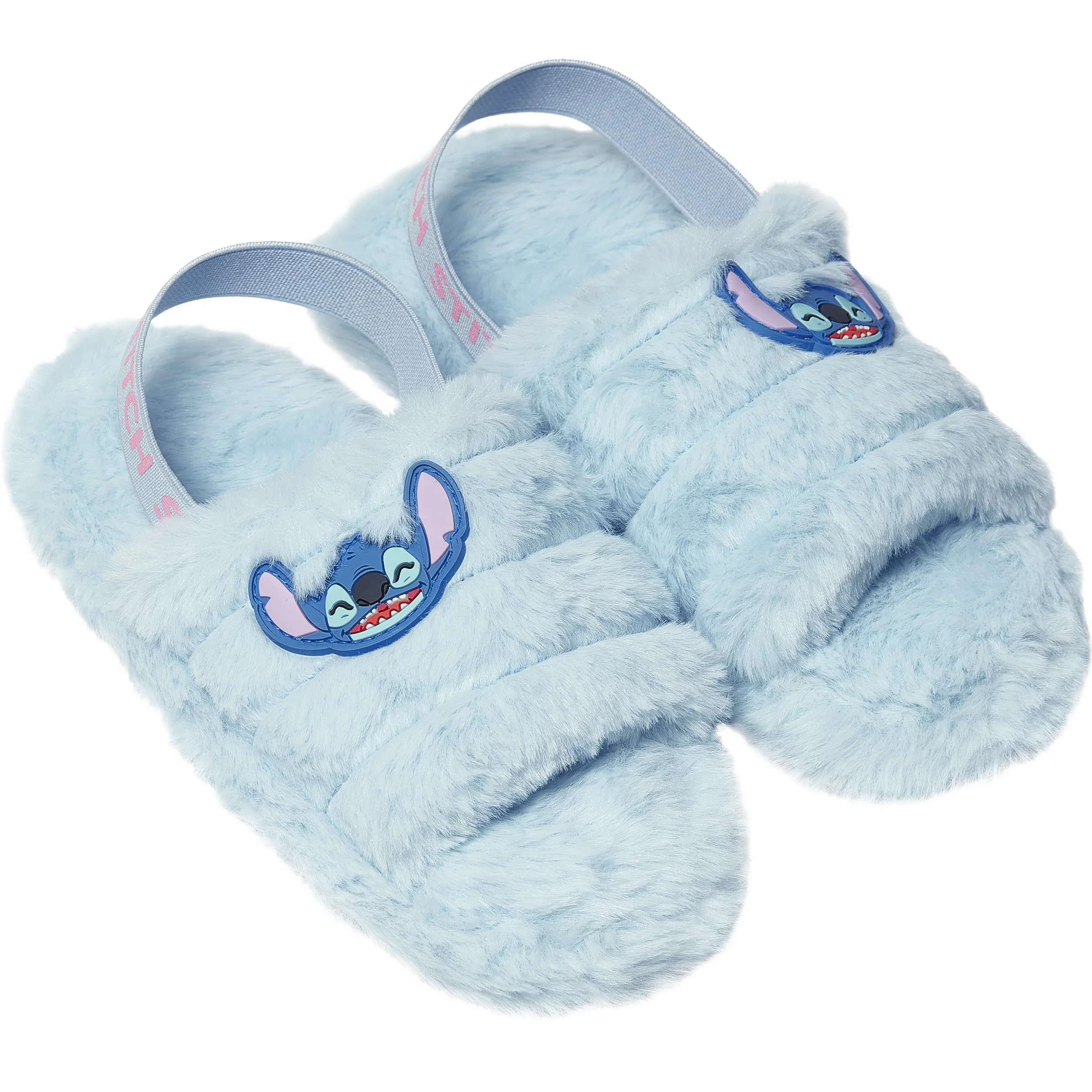 Kapcie Disney Stitch Dla Dziewczynek | Slajdy Stitch | Puszyste Slajdy | Kapcie Dla Dziewczynek