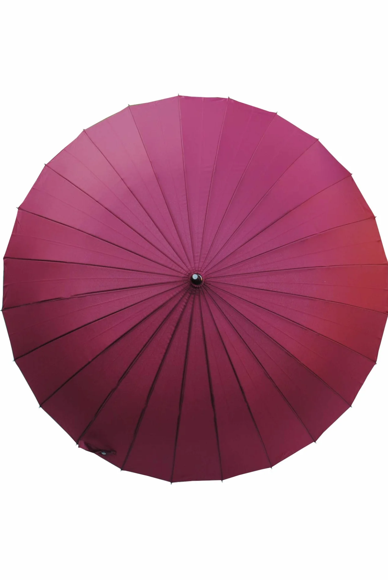 COLLAR AND CUFFS LONDON Wiatroodporny parasol żebrowy z 24 żebrami dla super wytrzymałości - 60 km/h bardzo mocny - trójwarstwowa wzmocniona rama z włókna szklanego - drewniany uchwyt haczykowy -