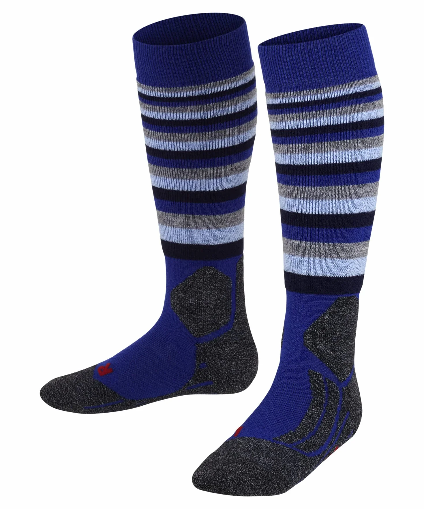 FALKE Skarpety narciarskie SK2 Intermediate Stripes K Kh Wełna 1 Para Niebieski 31-34