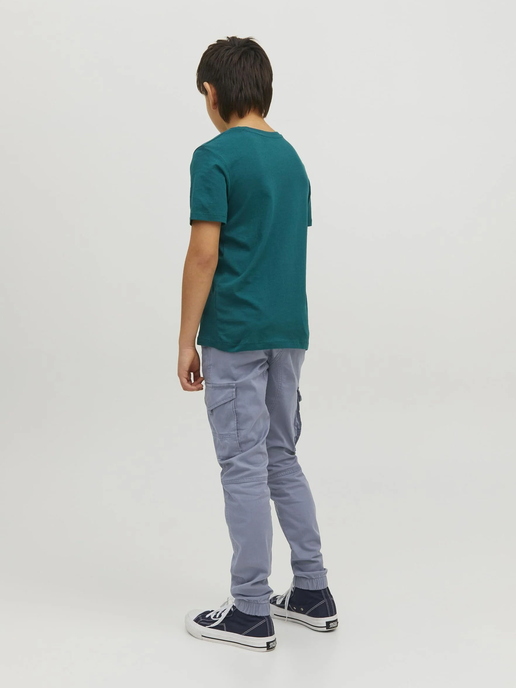 JACK & JONES dżinsy chłopięce Jjipaul Jjflake Akm 542 Olive Noos Jr