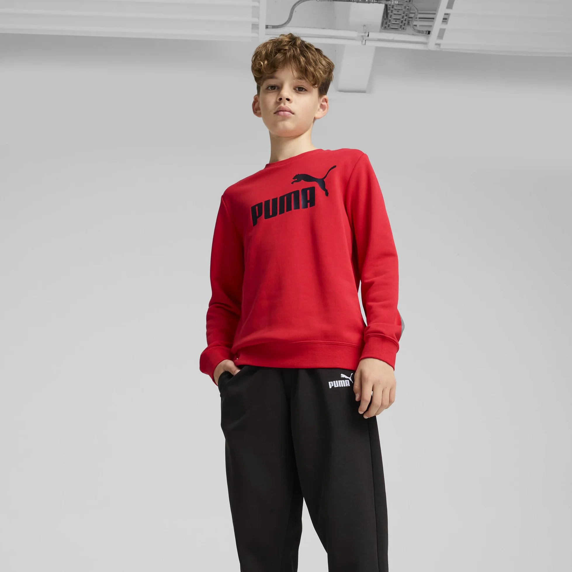 PUMA Bluza dresowa z logo ESS nr 1 TR B
