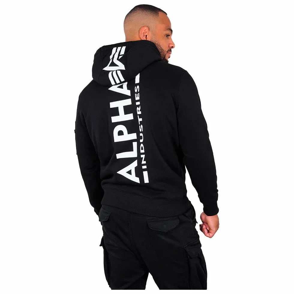 ALPHA INDUSTRIES Bluza sportowa Mężczyźni Back Print Hoody