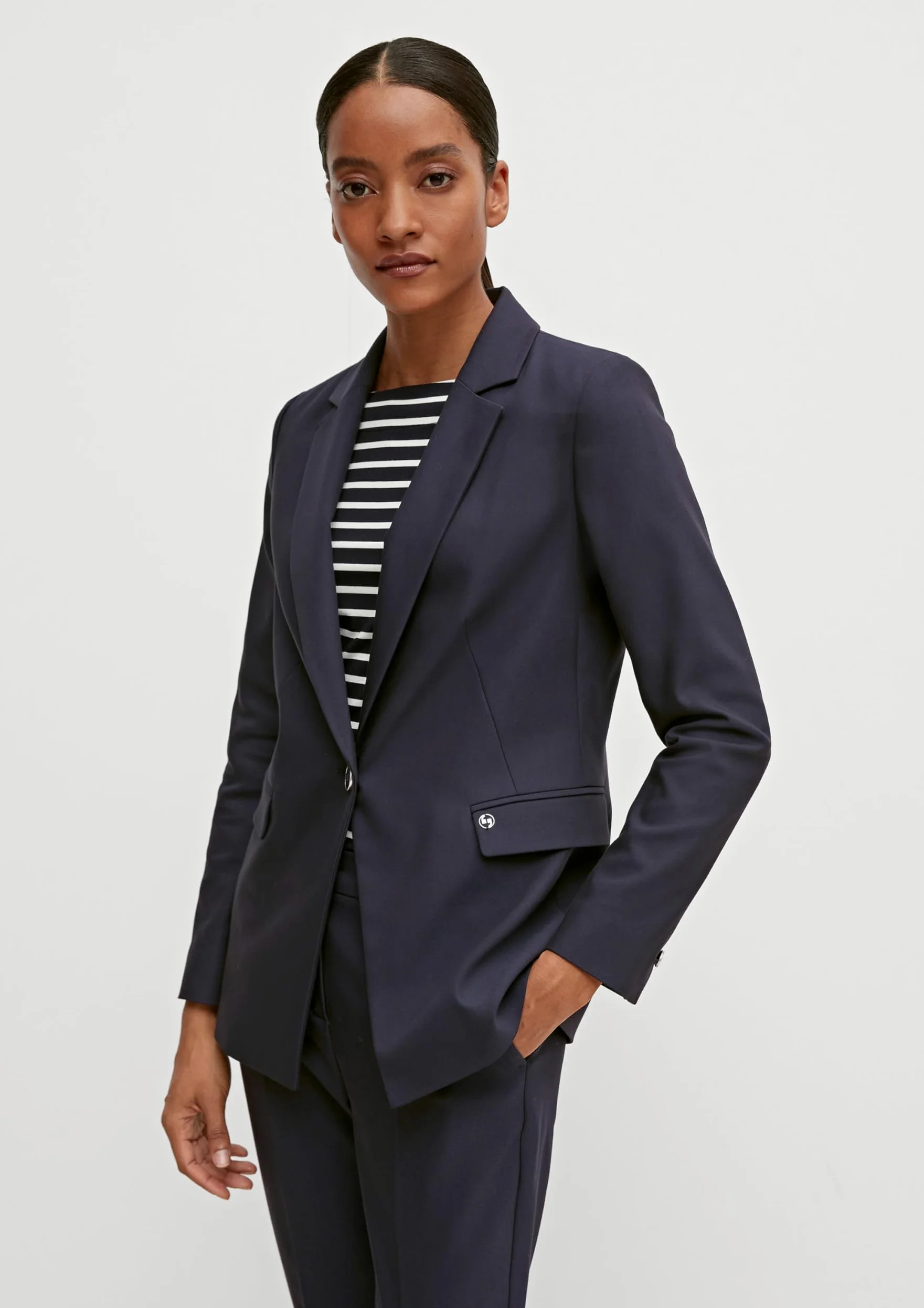 Comma Blezerek Kobiety Blazer Langarm Damen