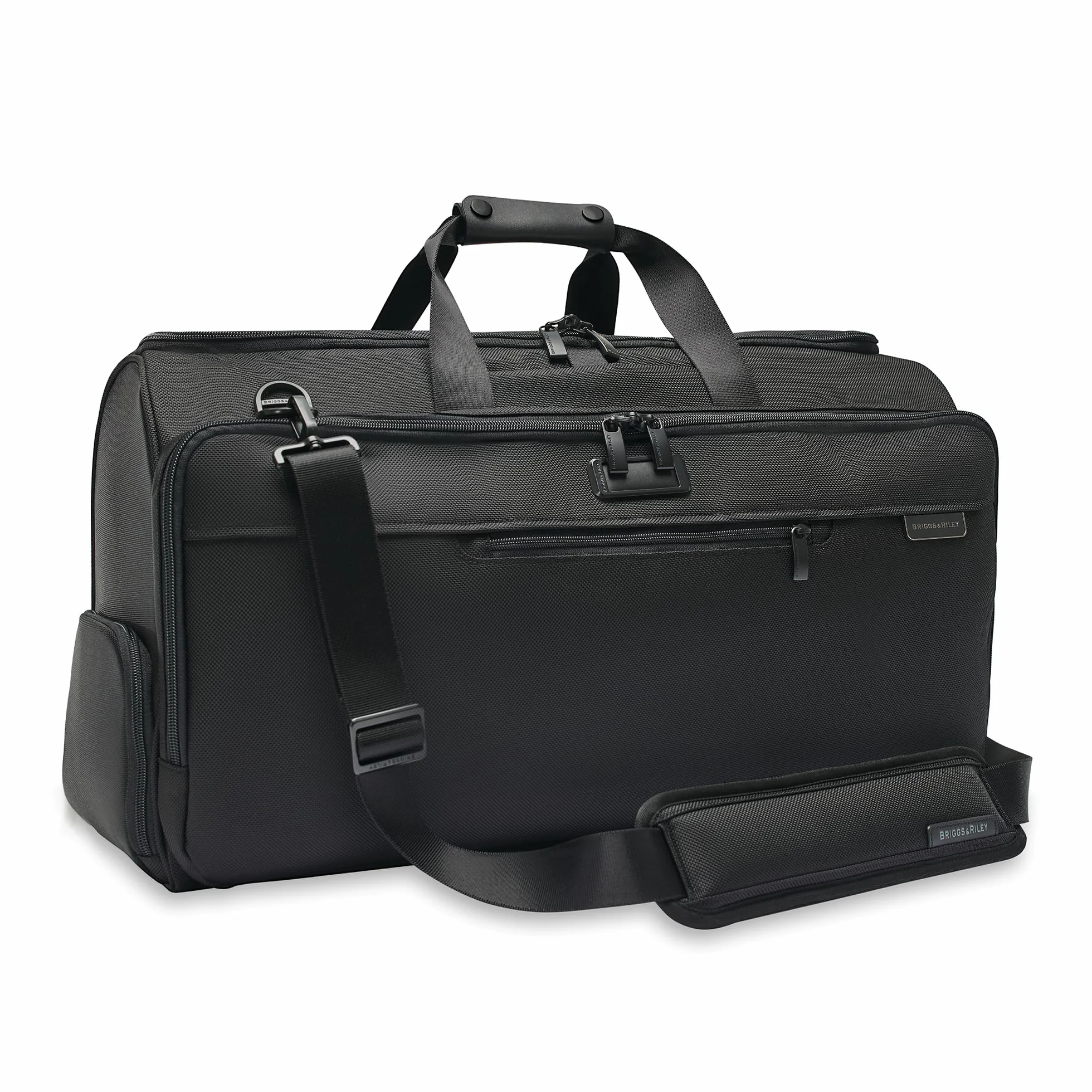 Briggs & Riley Baseline Garment Duffle Bag, czarna, 56 cm, Czarny, 22 Inch Garment Duffle Bag, Torba podróżna na ubrania
