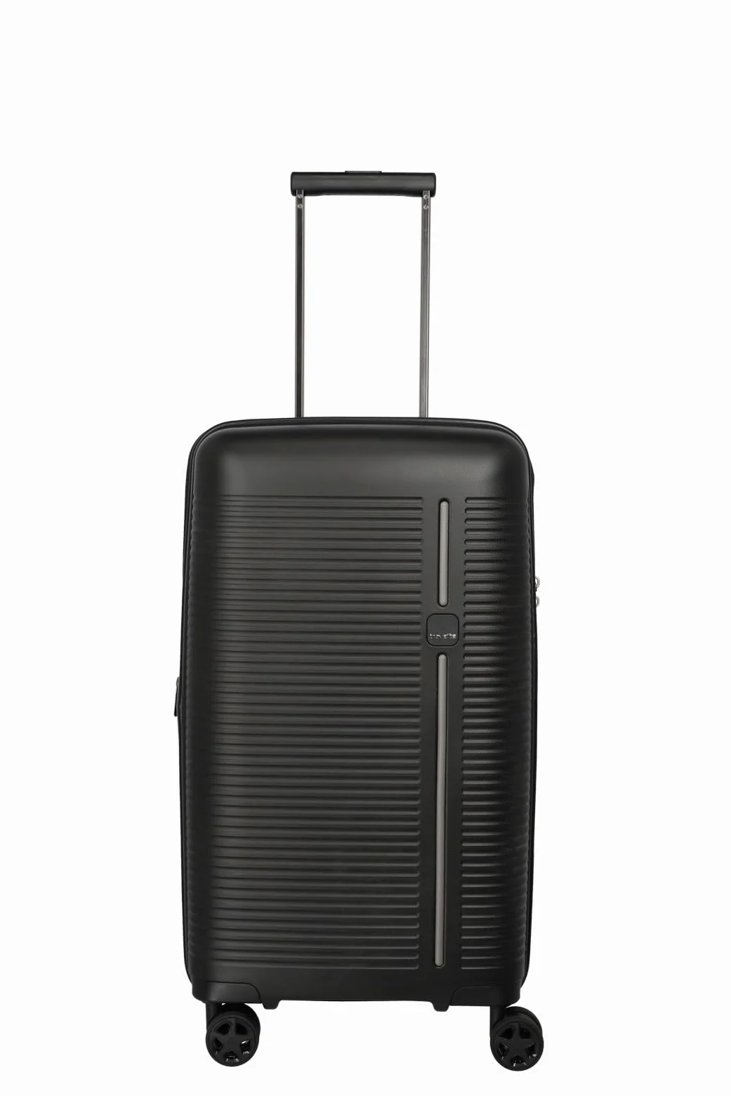 Travelite Walizka podręczna na 4 koła, mała, 37 litrów, czarny, Trolley Set (L/M), Zestaw walizek z twardą obudową