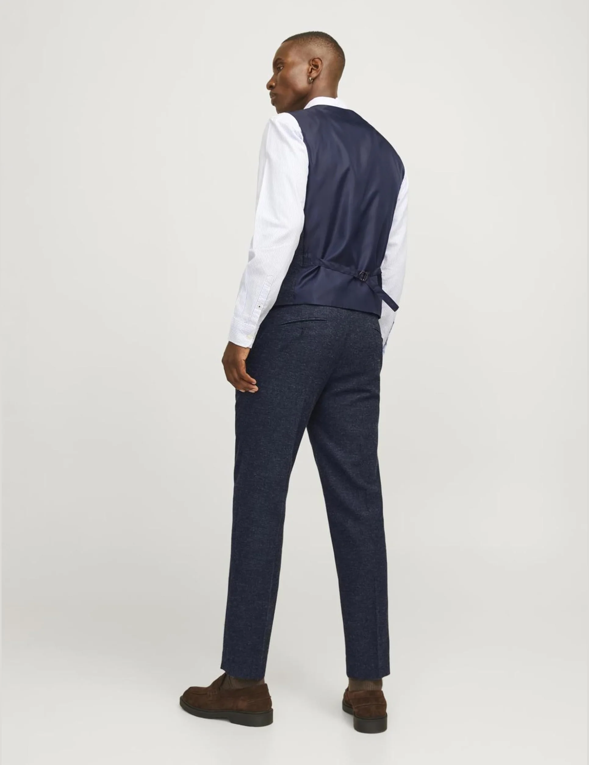 Jack & Jones Jprwinter Twill Waistcoat, granatowy/dopasowanie: slim fit, 52