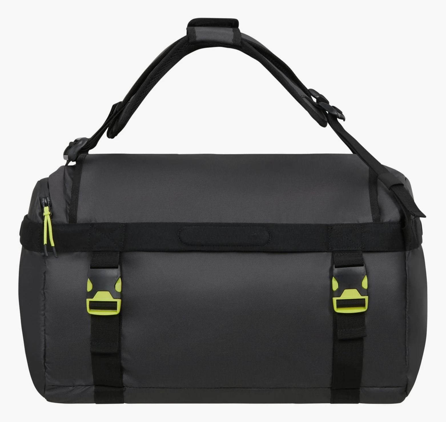 American Tourister Torba podróżna plecak Urban Track Duffle/Backpack Coated 60L Black/Lime czarny
