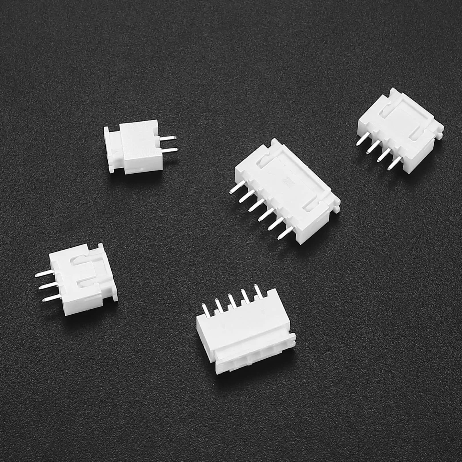 Zestaw 460 sztuk wtyków JST-XH, 2,54 mm 2/3/4/5/6 Pin męski i żeński kabel adaptera wtyczka gniazdo, 2,54 mm żeńskie złącze metalowe pin, gniazdo wtykowe, biała wtyczka płytkowa