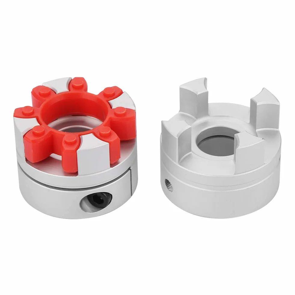 Flexible Spider Wellenkupplung Aluminiumlegierung Backenwellenkupplung CNC Schrittmotor Koppler Stecker 22 × 22mm